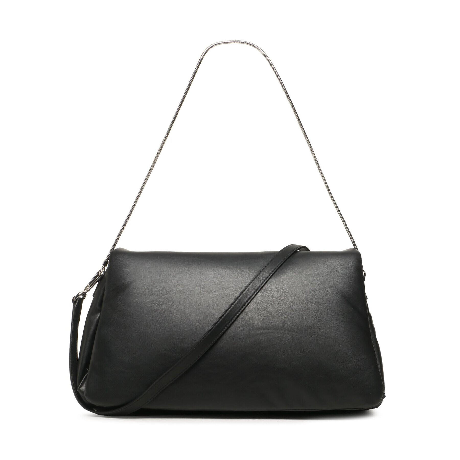 Calvin Klein Geantă Puffed Shoulder Bag K60K611020 Negru - Pled.ro