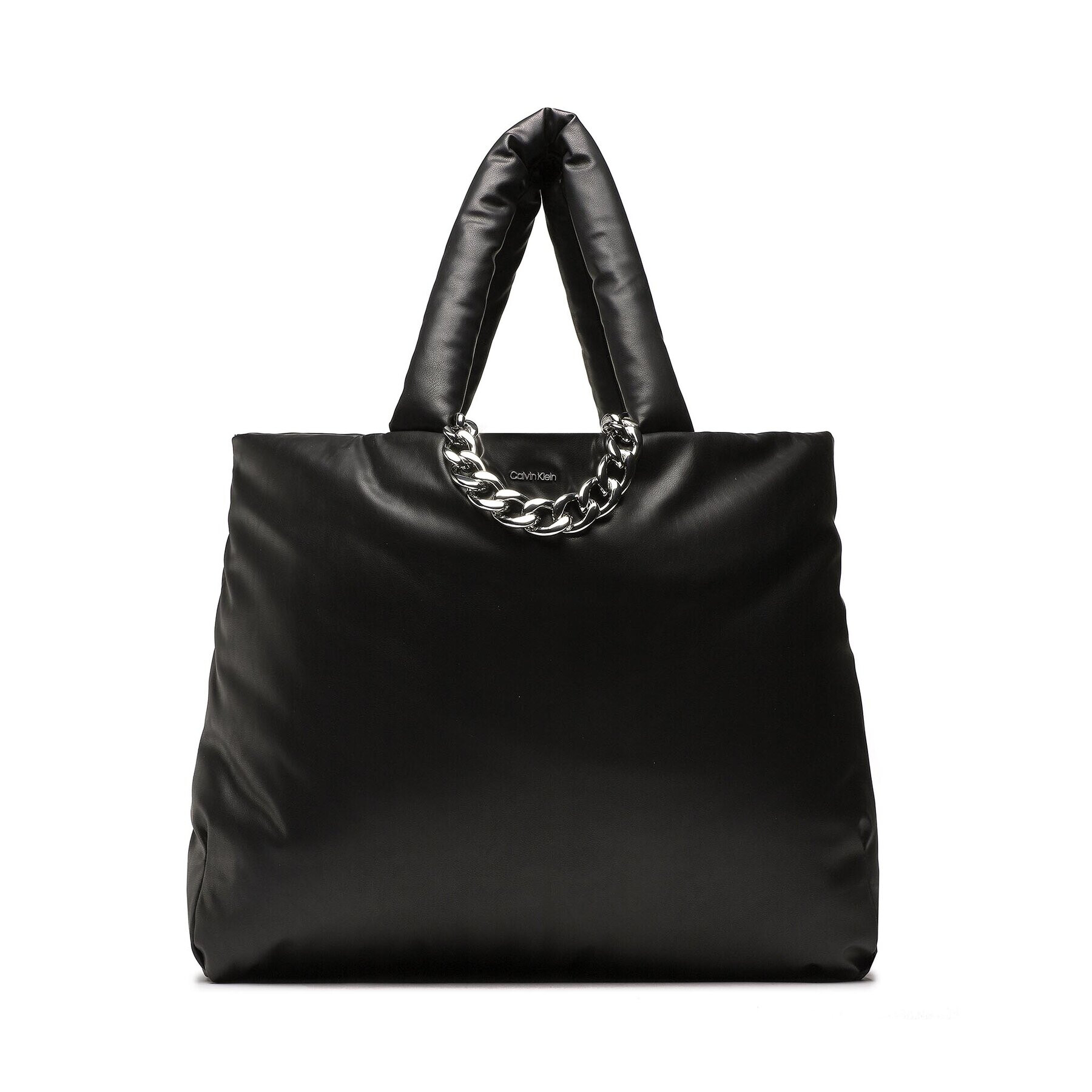 Calvin Klein Geantă Puffed Tote Lg K60K609855 Negru - Pled.ro