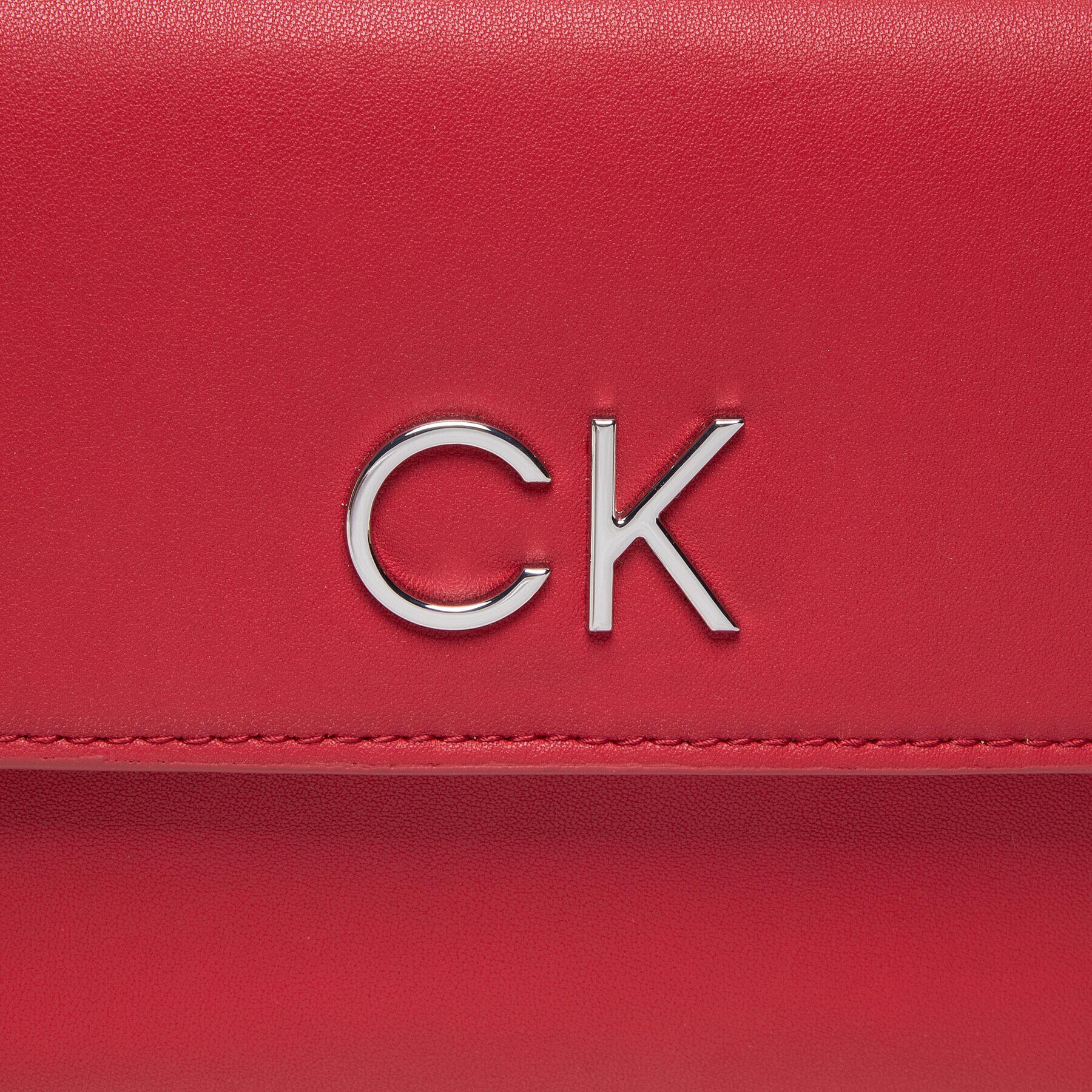 Calvin Klein Geantă Re-Lock Dbl Xbody W/Flap K60K609620 Roșu - Pled.ro