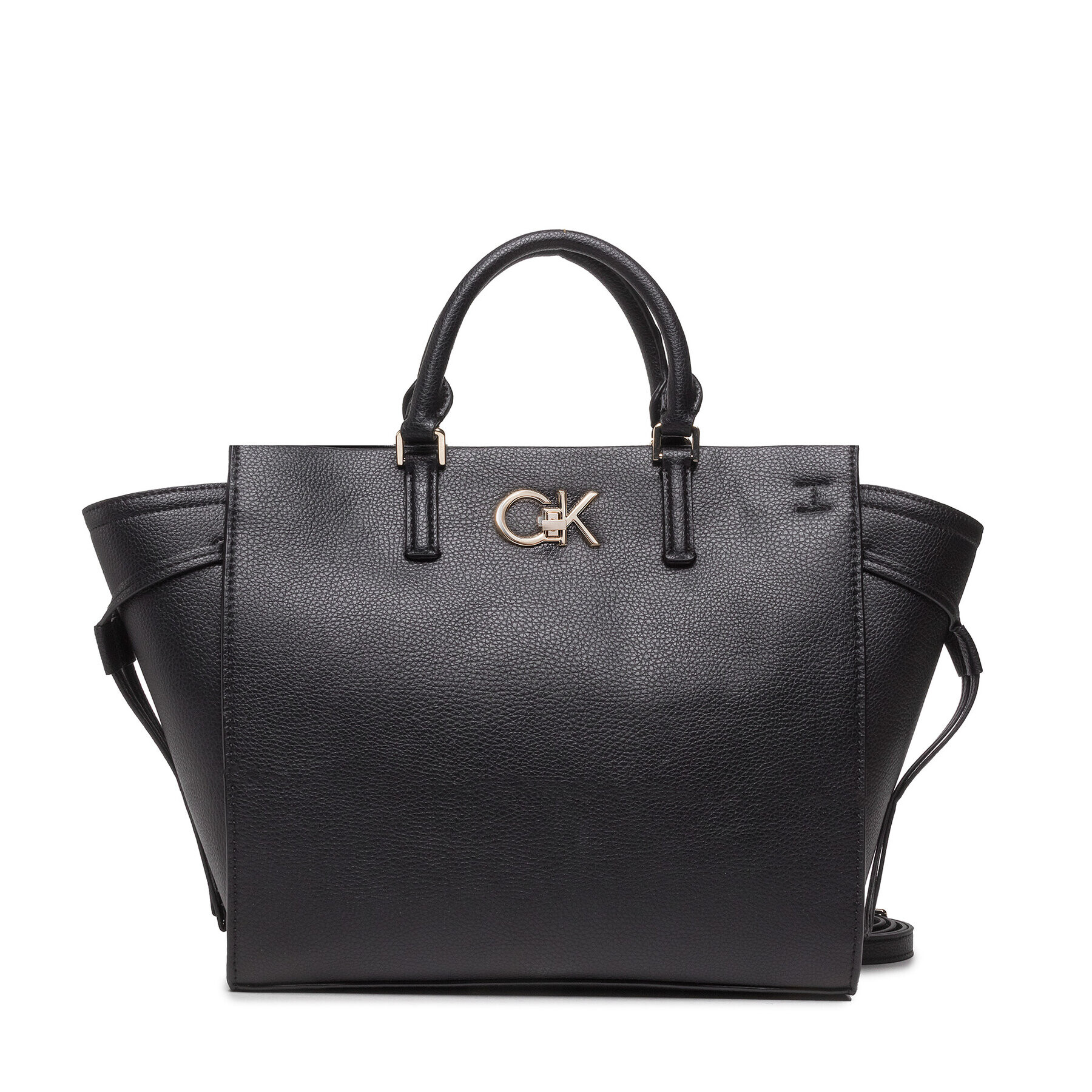 Calvin Klein Geantă Re-Lock Drawstring Tote Bag Pbl K60K609402 Negru - Pled.ro