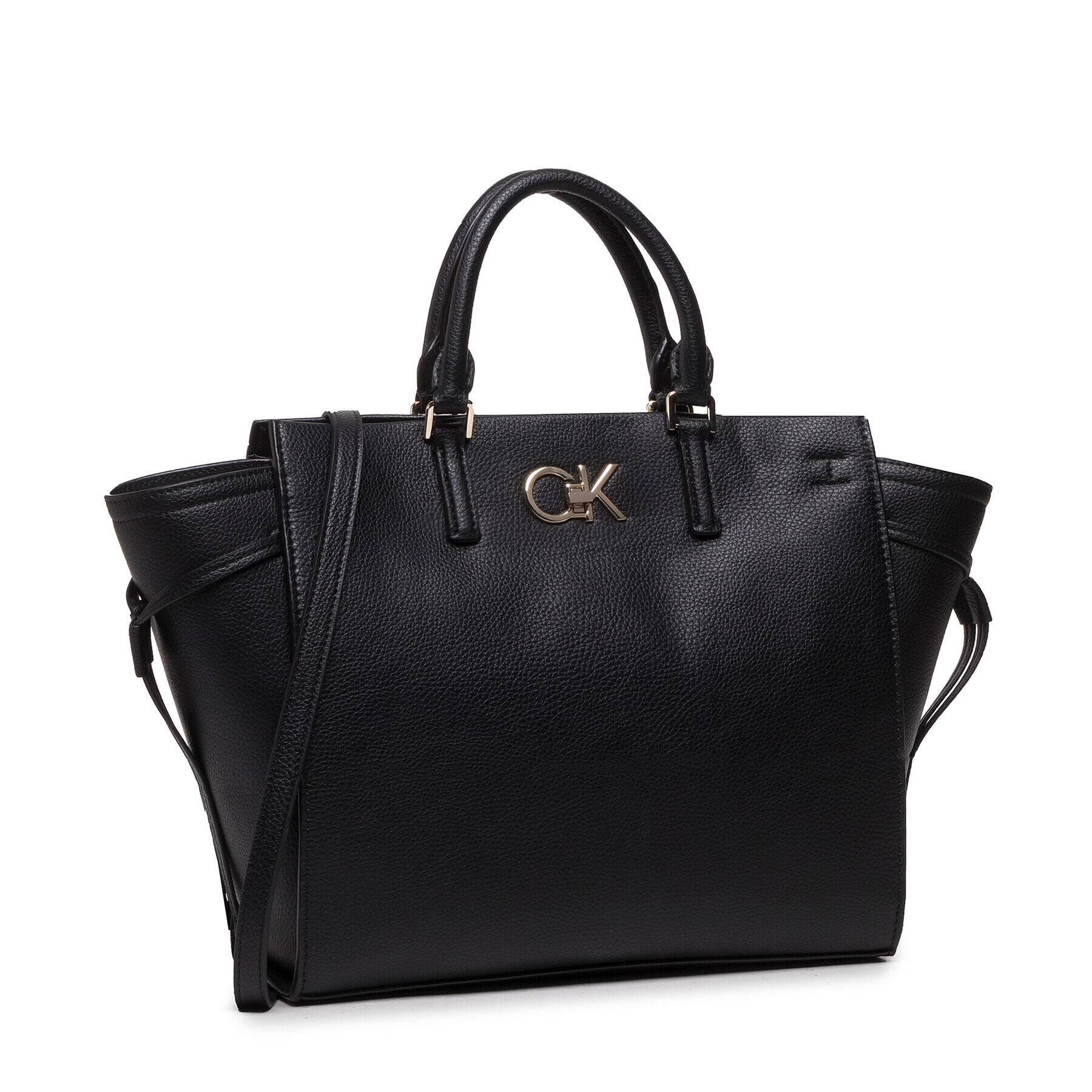 Calvin Klein Geantă Re-Lock Drawstring Tote Bag Pbl K60K609402 Negru - Pled.ro