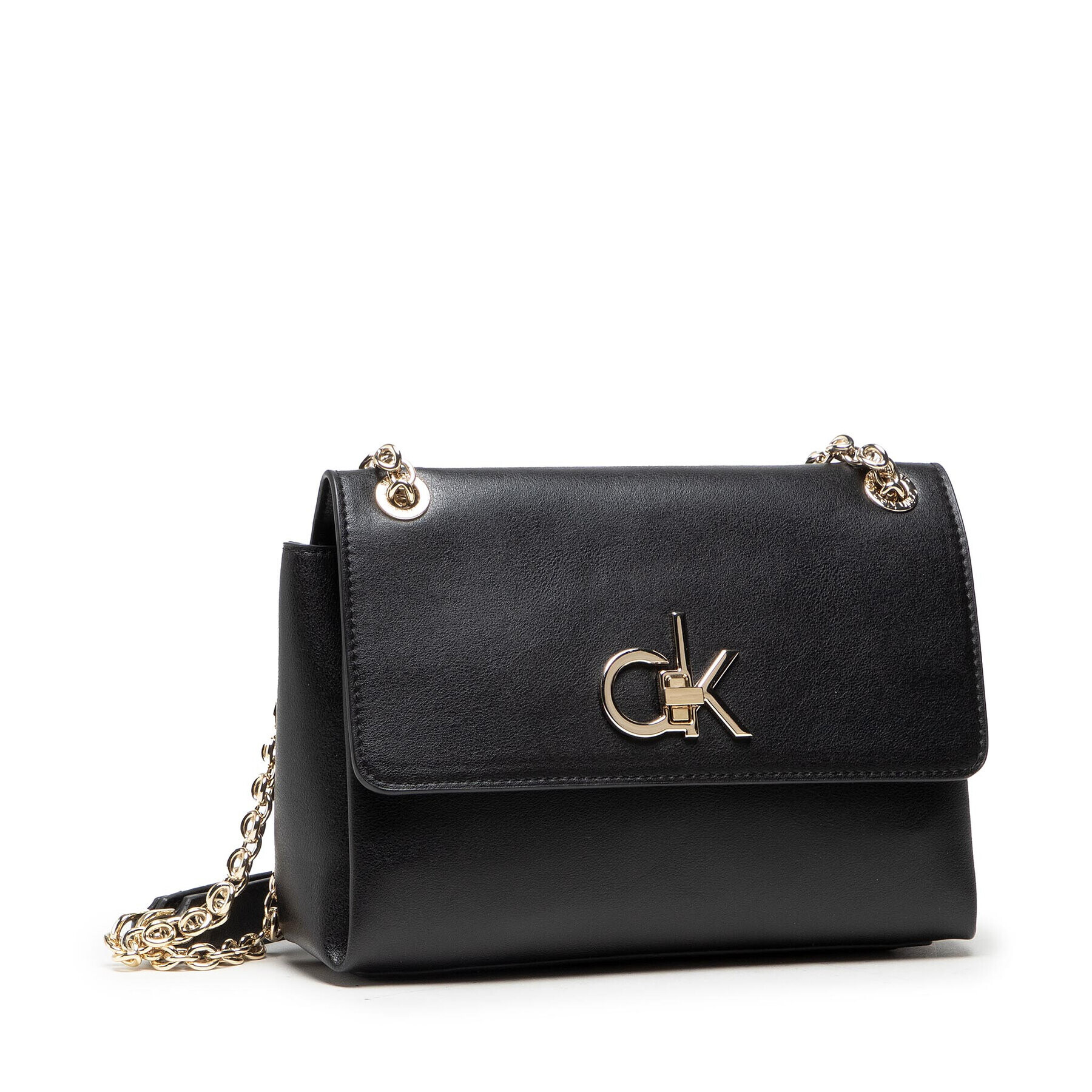 Calvin Klein Geantă Re-Lock Ew Conv Flap K60K608174 Negru - Pled.ro