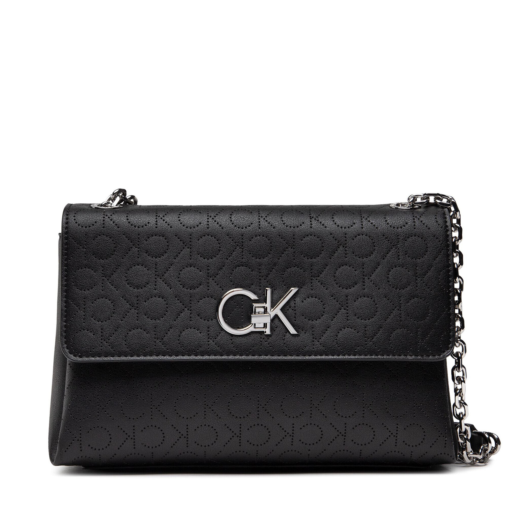 Calvin Klein Geantă Re-Lock Ew Conv Xbody Perf K60K609396 Negru - Pled.ro