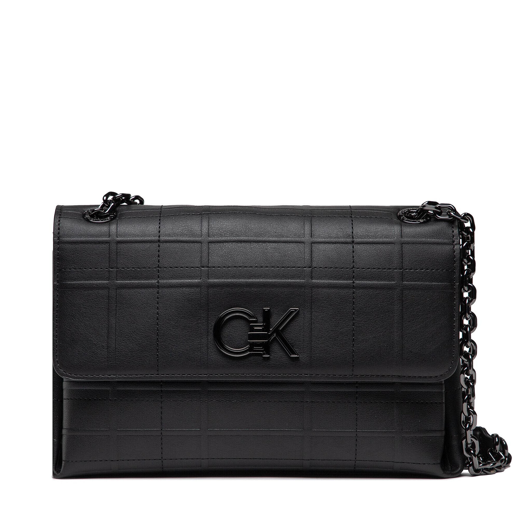 Calvin Klein Geantă Re-Lock Ew Conv Xbody Quilt K60K609682 Negru - Pled.ro