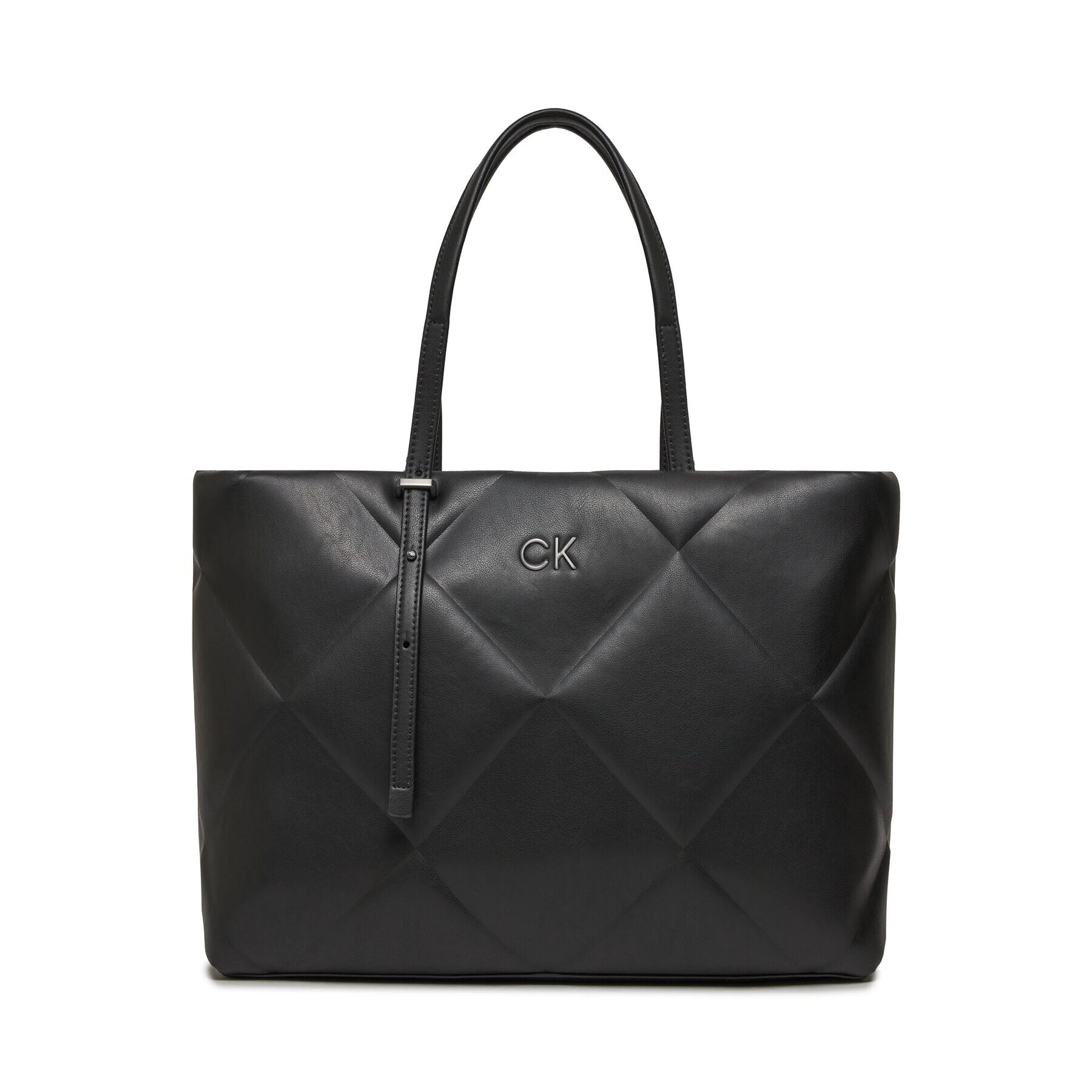 Calvin Klein Geantă Re-Lock Quilt Tote Lg K60K611339 Negru - Pled.ro