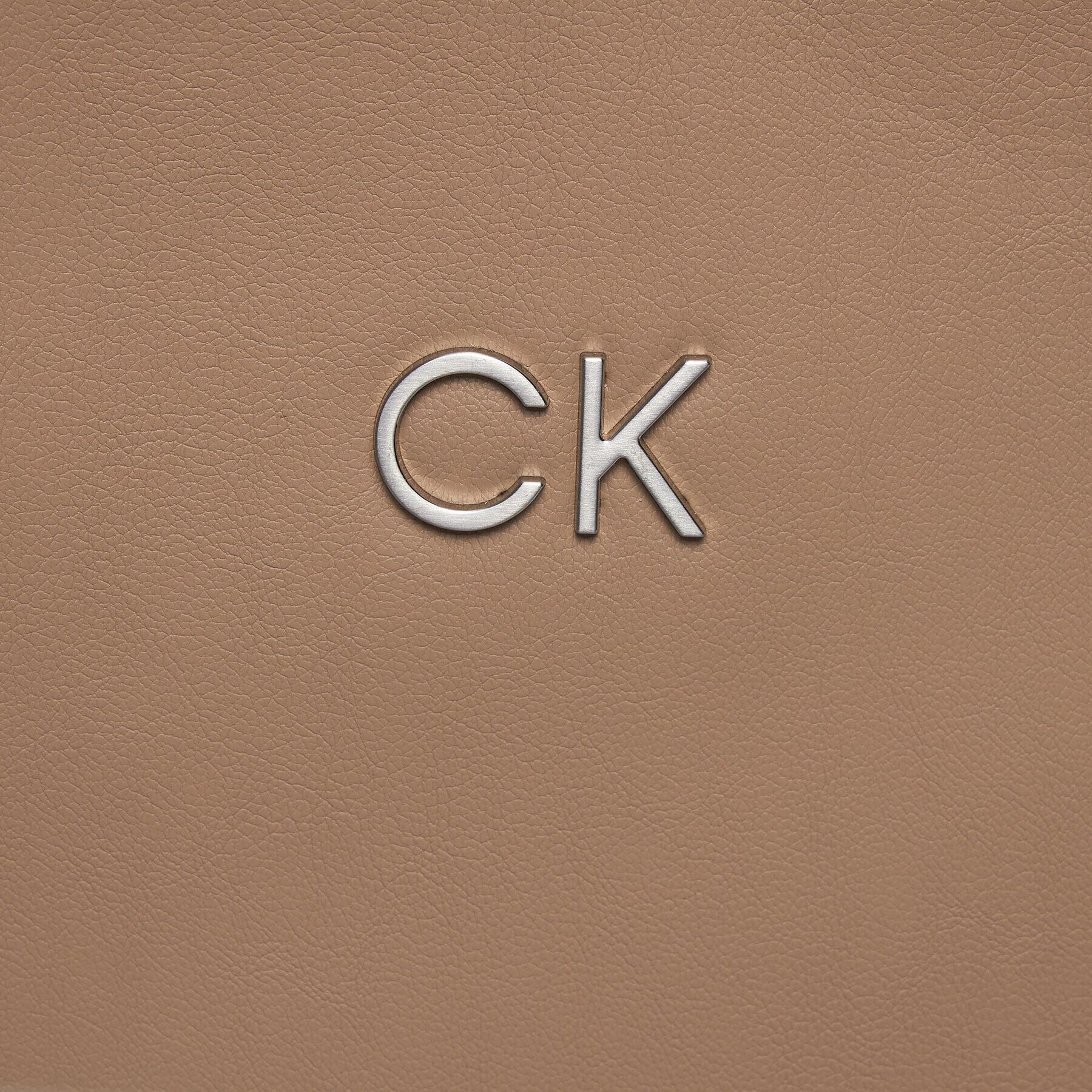 Calvin Klein Geantă Re-Lock Seasonal Shopper Lg K60K611334 Bej - Pled.ro