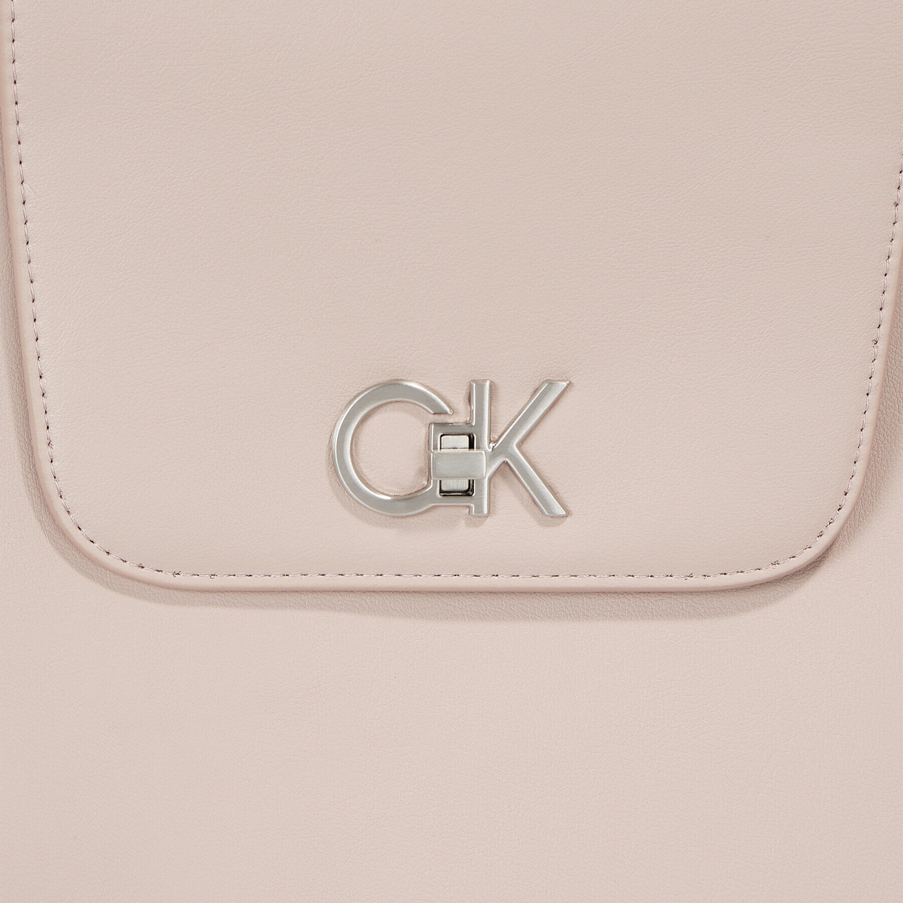 Calvin Klein Geantă Re-Lock Shopper W/Flap K60K611052 Gri - Pled.ro