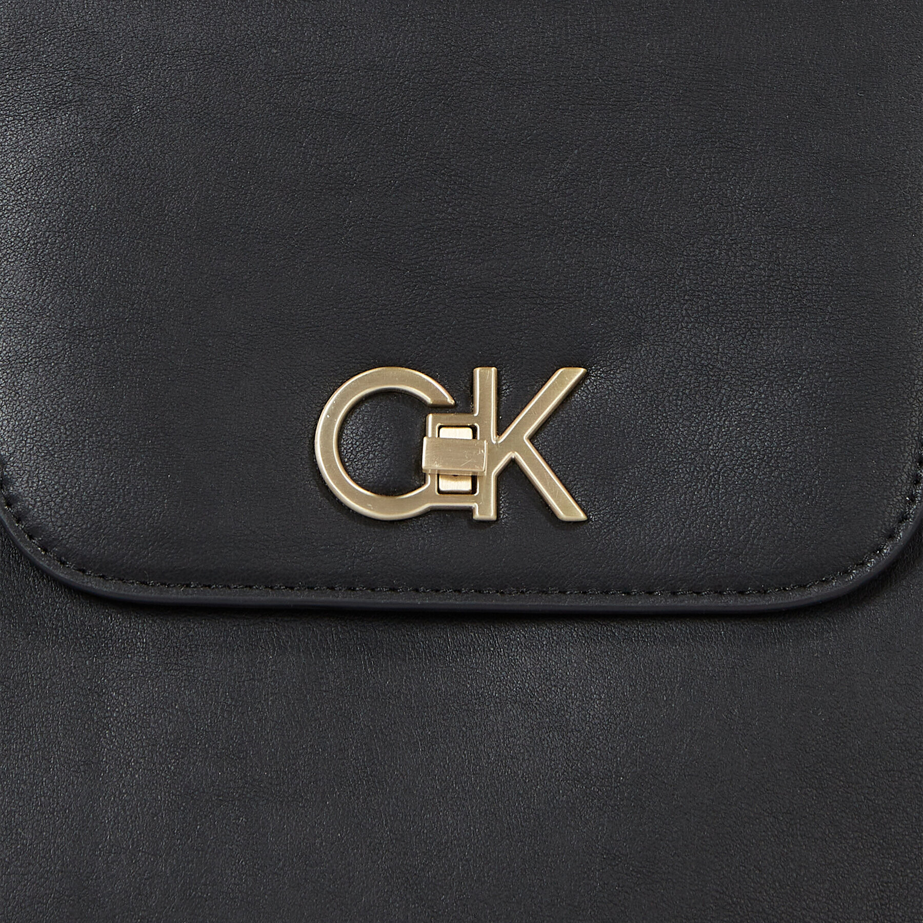 Calvin Klein Geantă Re-Lock Shopper W/Flap K60K611052 Negru - Pled.ro