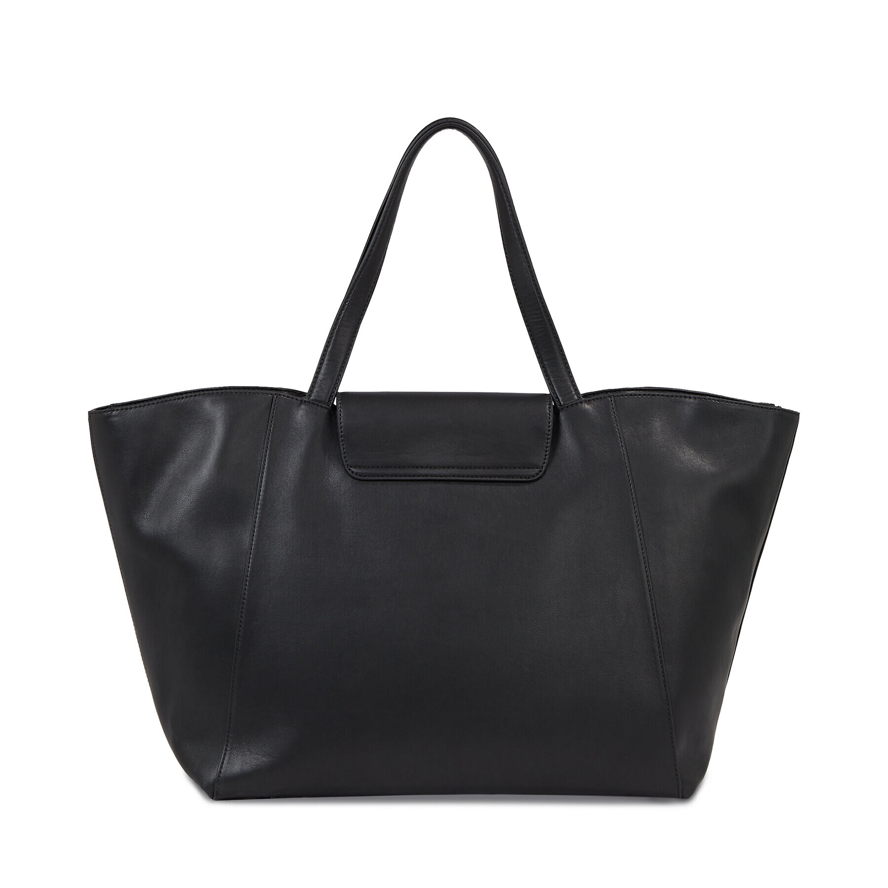 Calvin Klein Geantă Re-Lock Shopper W/Flap K60K611052 Negru - Pled.ro