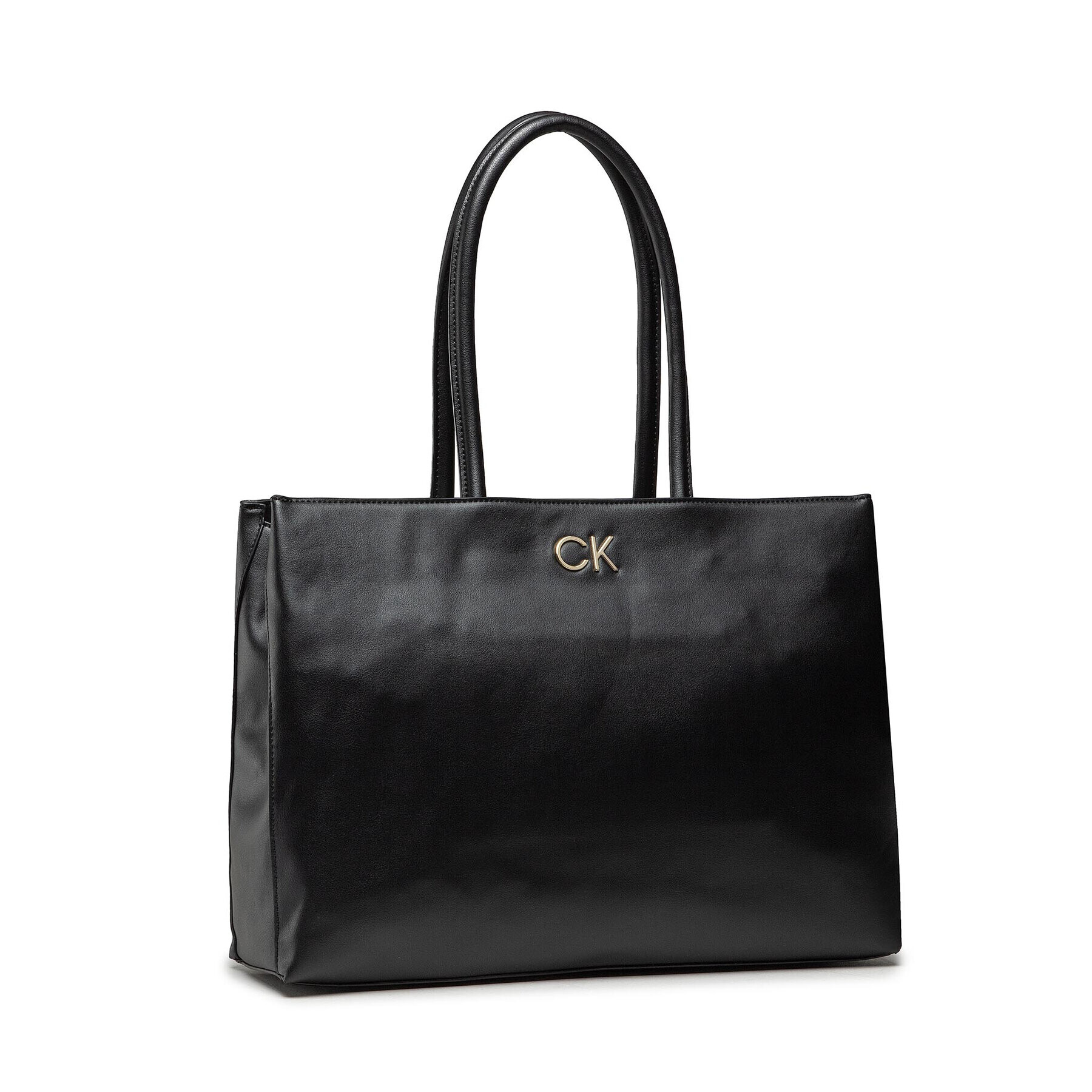 Calvin Klein Geantă Re-Lock Shopper W/Laptop Pouch K60K608720 Negru - Pled.ro