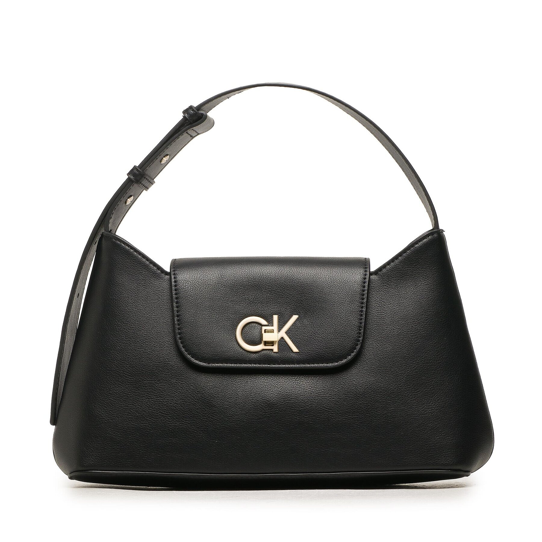 Calvin Klein Geantă Re-Lock Shoulder Bag Md K60K610769 Negru - Pled.ro