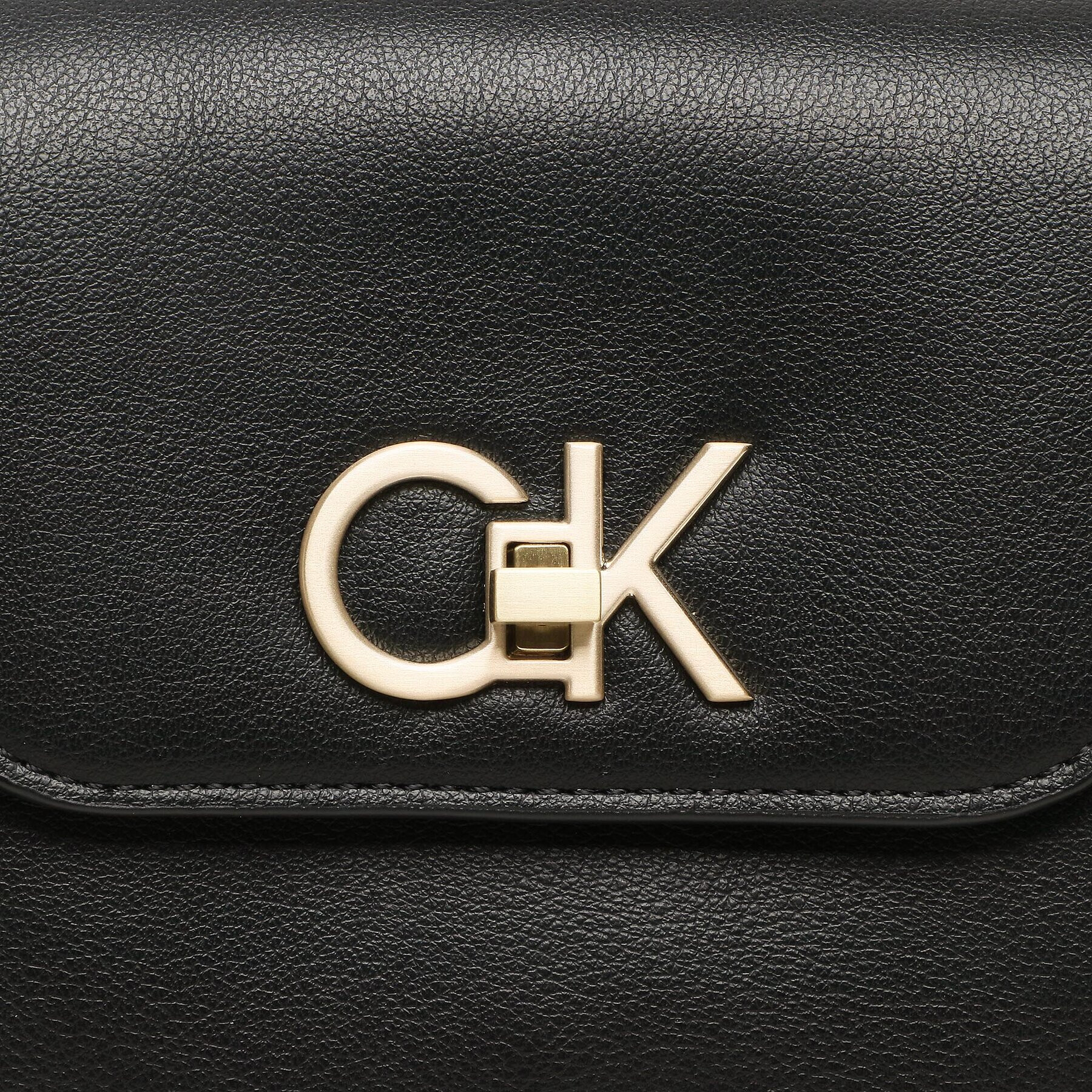 Calvin Klein Geantă Re-Lock Shoulder Bag Md K60K610769 Negru - Pled.ro