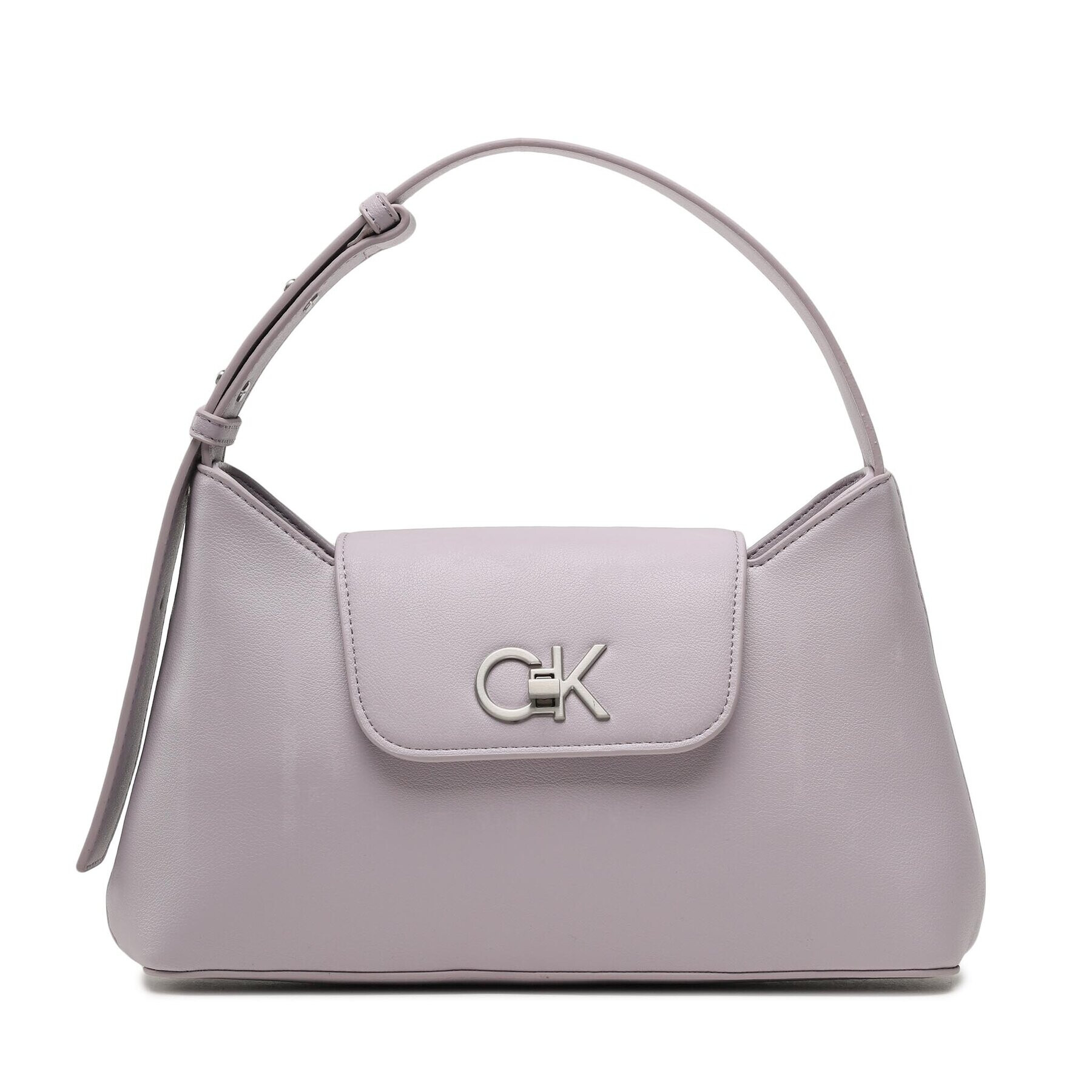 Calvin Klein Geantă Re-Lock Shoulder Bag Md K60K610769 Violet - Pled.ro