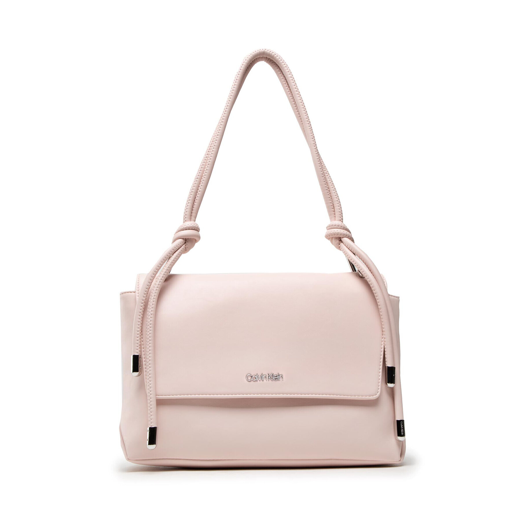 Calvin Klein Geantă Roped Shoulder Bag K60K609004 Roz - Pled.ro