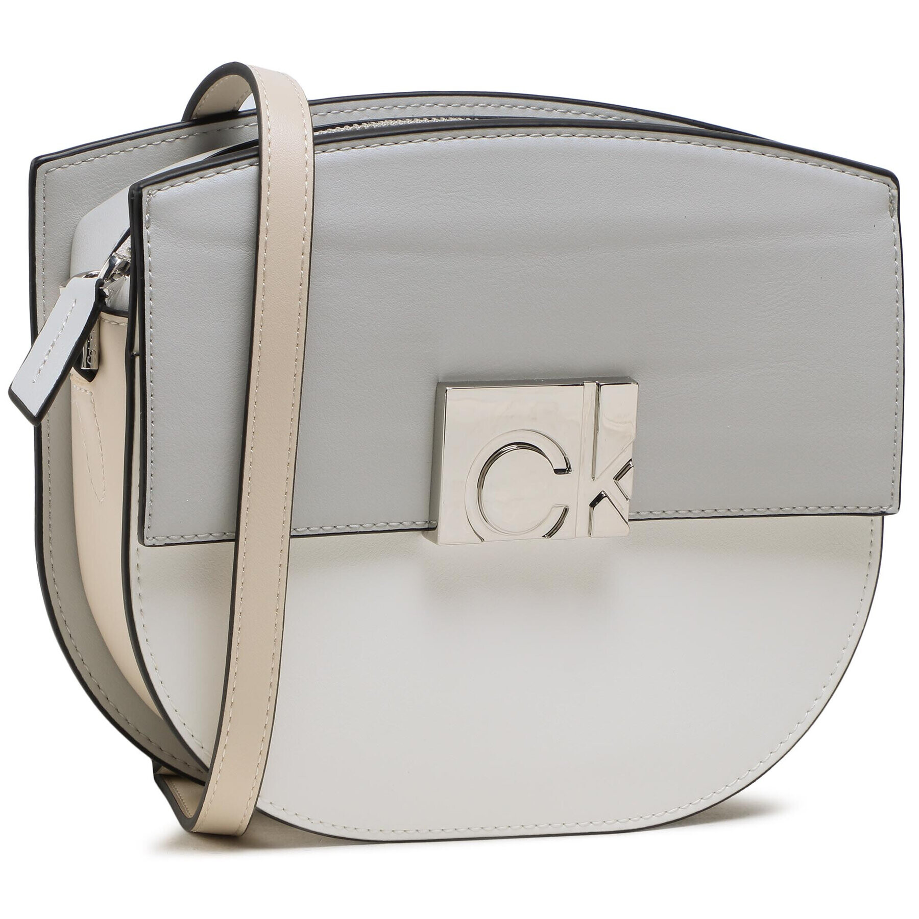 Calvin Klein Geantă Saddle Bag Wiflap Jq Strap K60K608054 Gri - Pled.ro