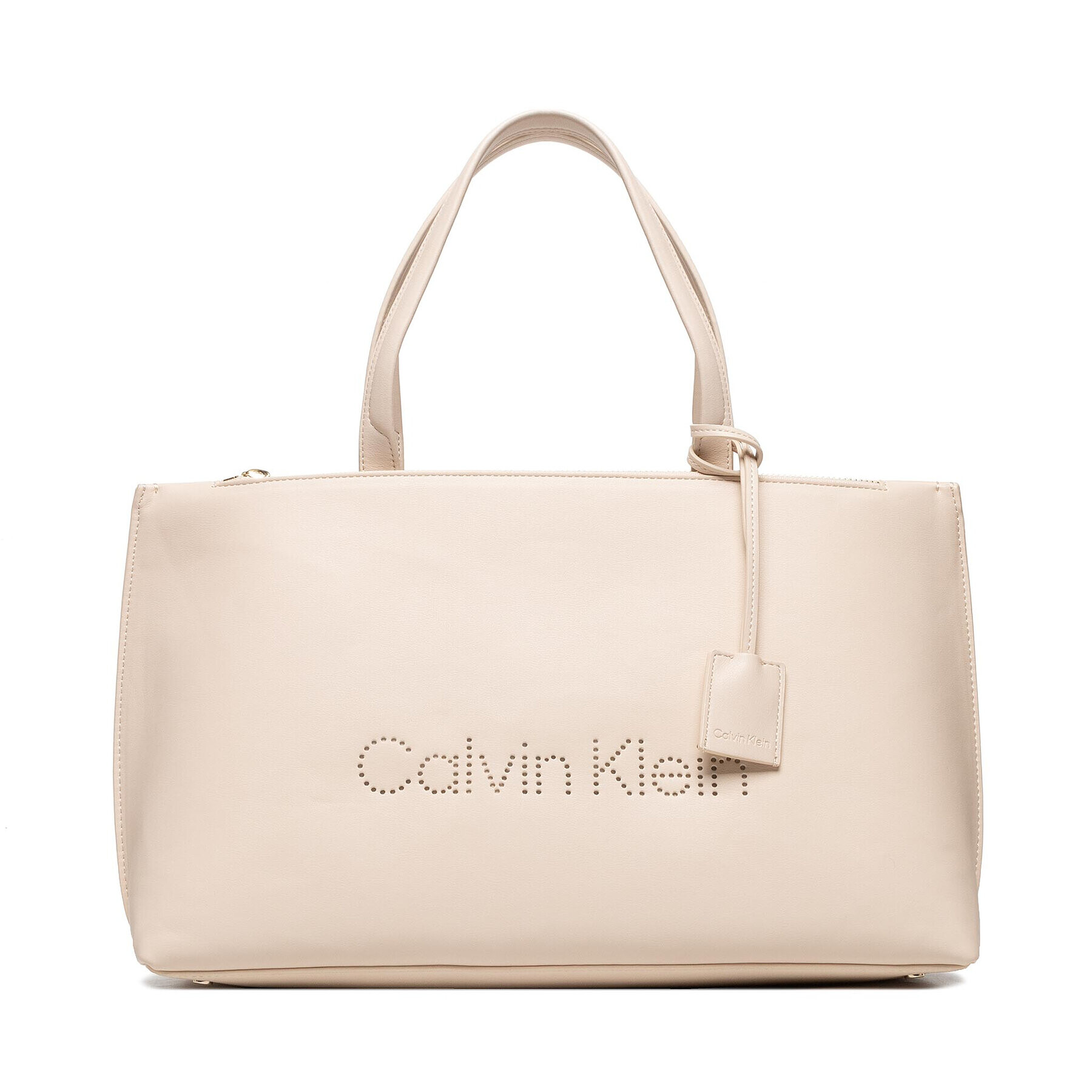 Calvin Klein Geantă Set Shopper Lg K60K609106 Bej - Pled.ro