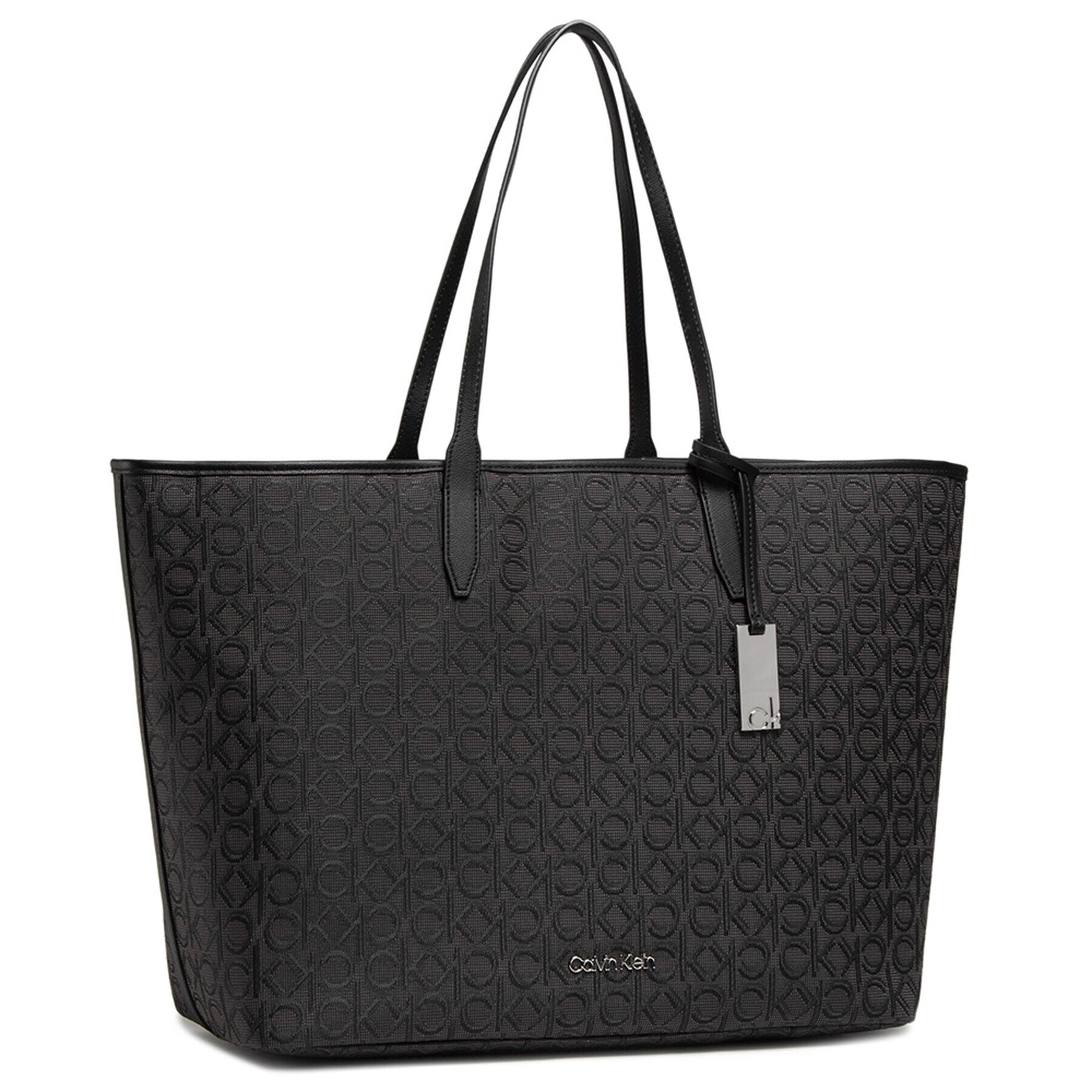 Calvin Klein Geantă Shopper W/Laptop Pouch K60K608077 Negru - Pled.ro