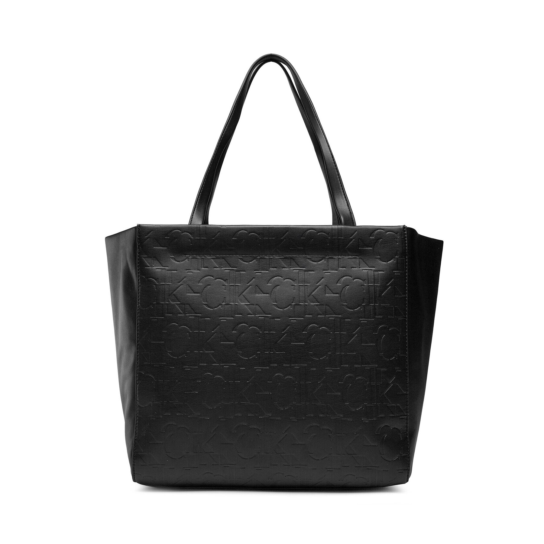 Calvin Klein Geantă Sleek Shopper 29 Aol K60K609773 Negru - Pled.ro