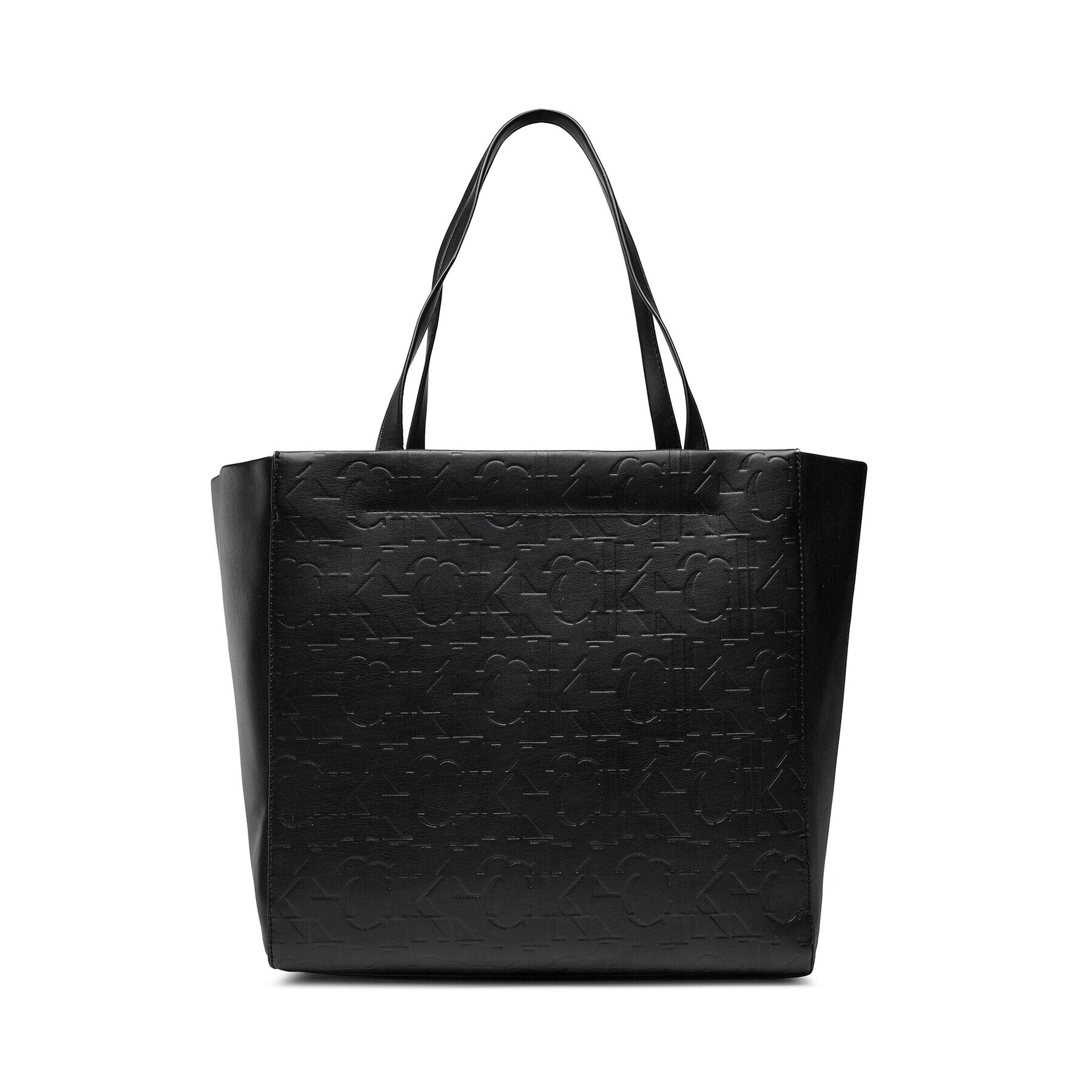 Calvin Klein Geantă Sleek Shopper 29 Aol K60K609773 Negru - Pled.ro