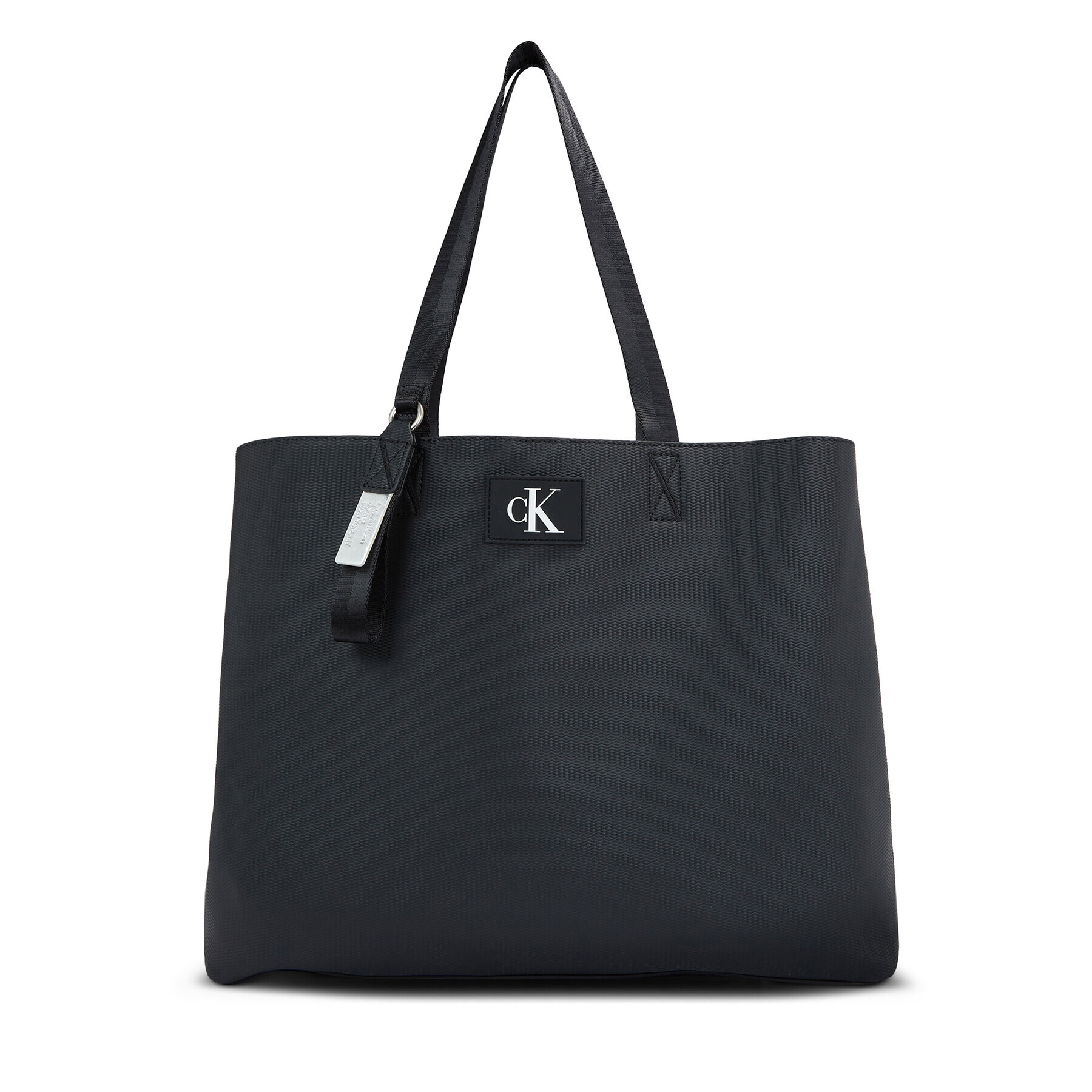 Calvin Klein Geantă Tagged Slim Tote34 K60K610834 Negru - Pled.ro