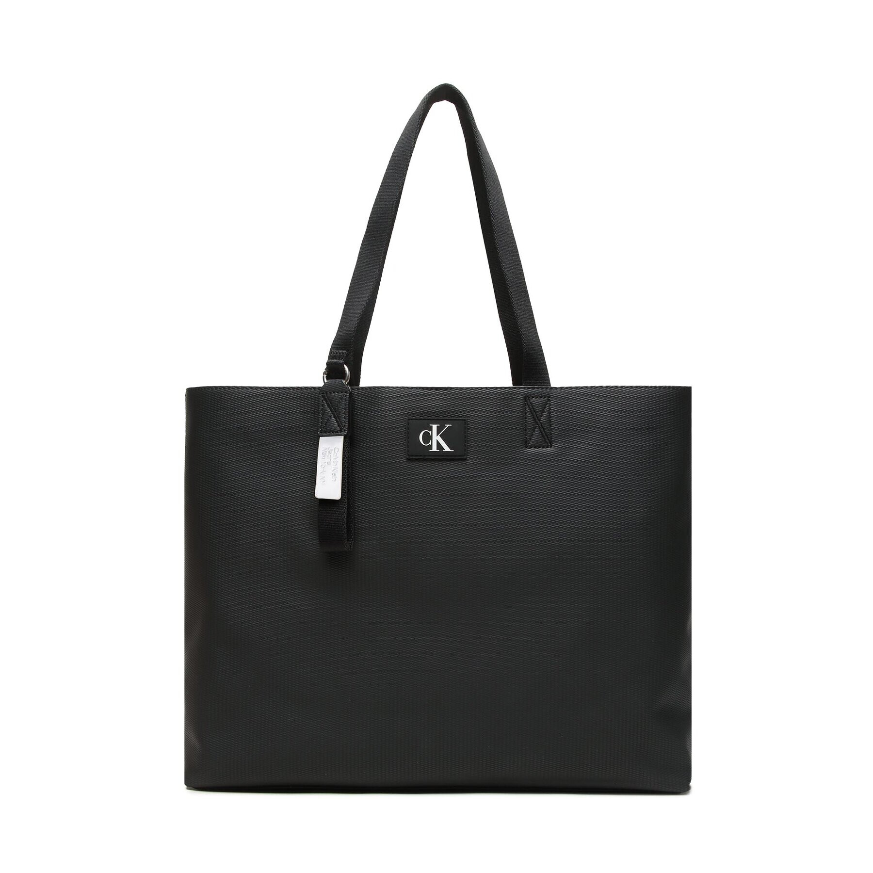 Calvin Klein Geantă Tagged Slim Tote34 K60K610834 Negru - Pled.ro