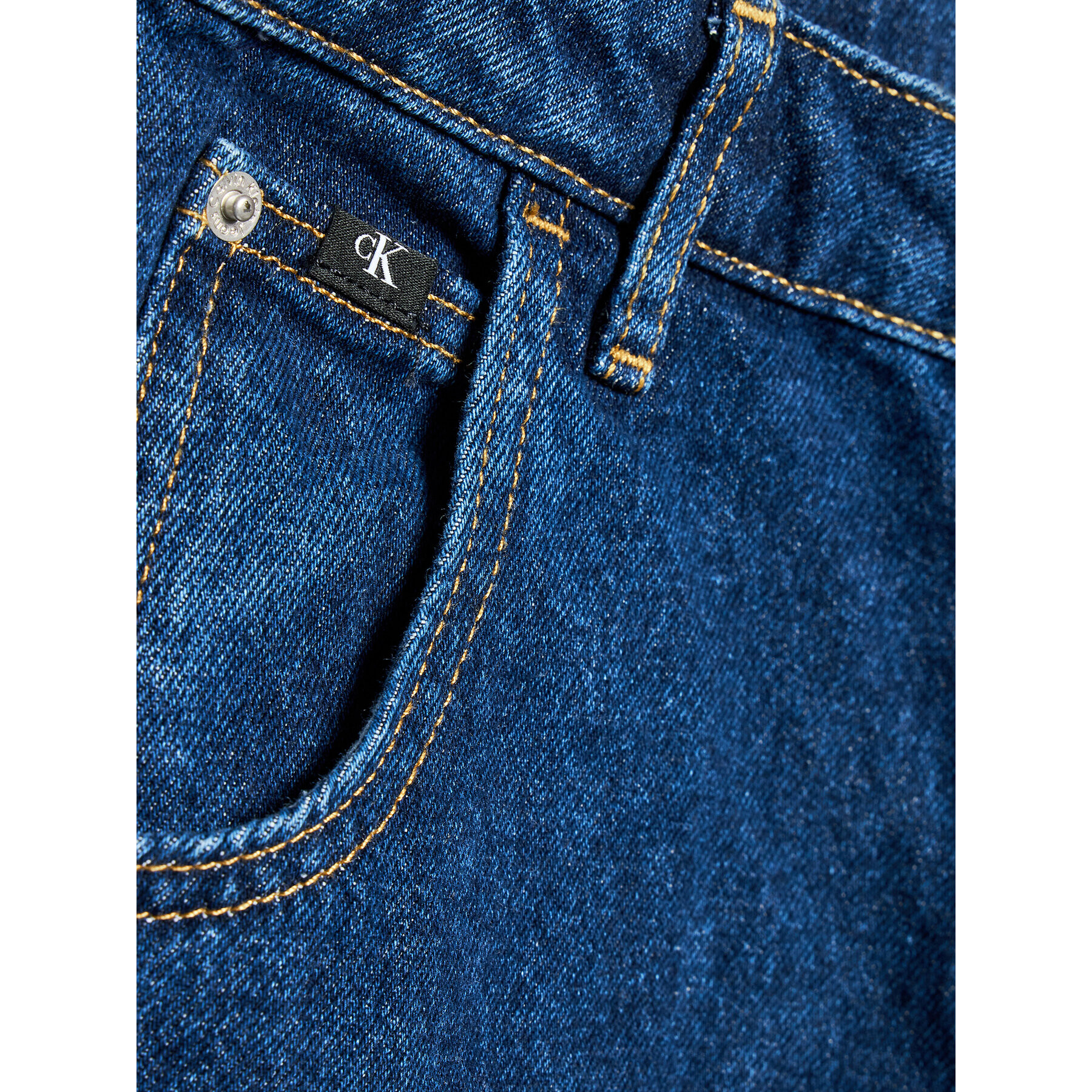 Calvin Klein Jeans Blugi Barrel IG0IG01691 Bleumarin Relaxed Fit - Pled.ro