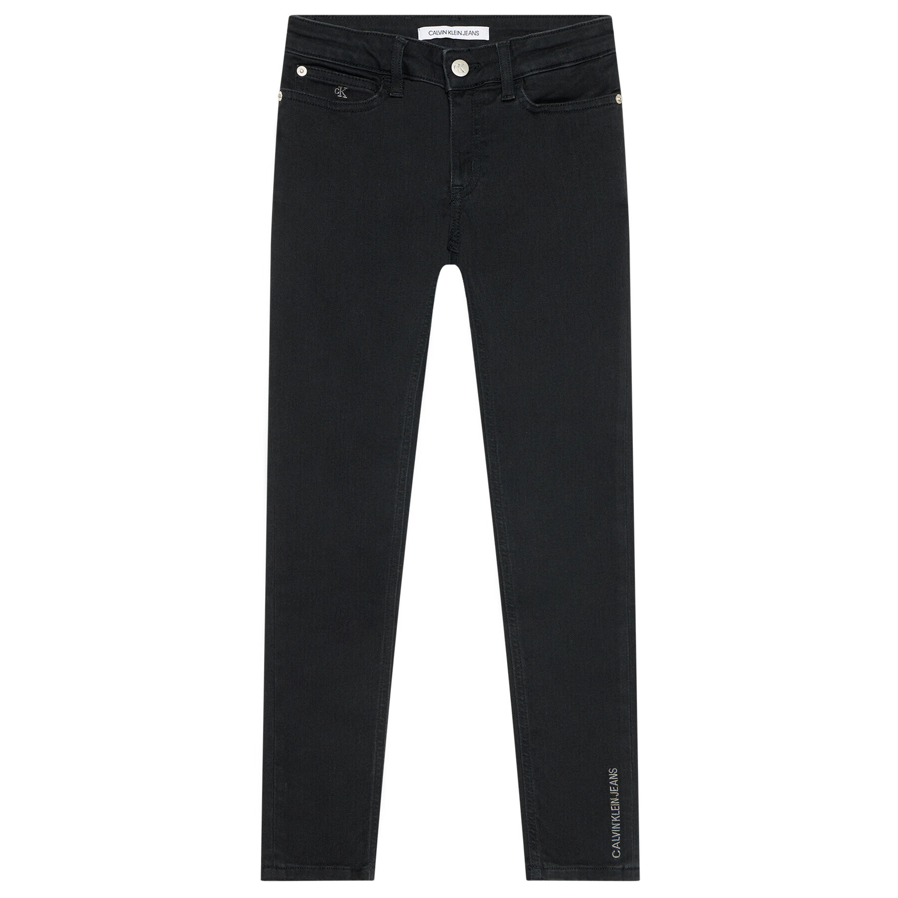 Calvin Klein Jeans Blugi Clean Black Strech IG0IG01206 Negru Skinny Fit - Pled.ro