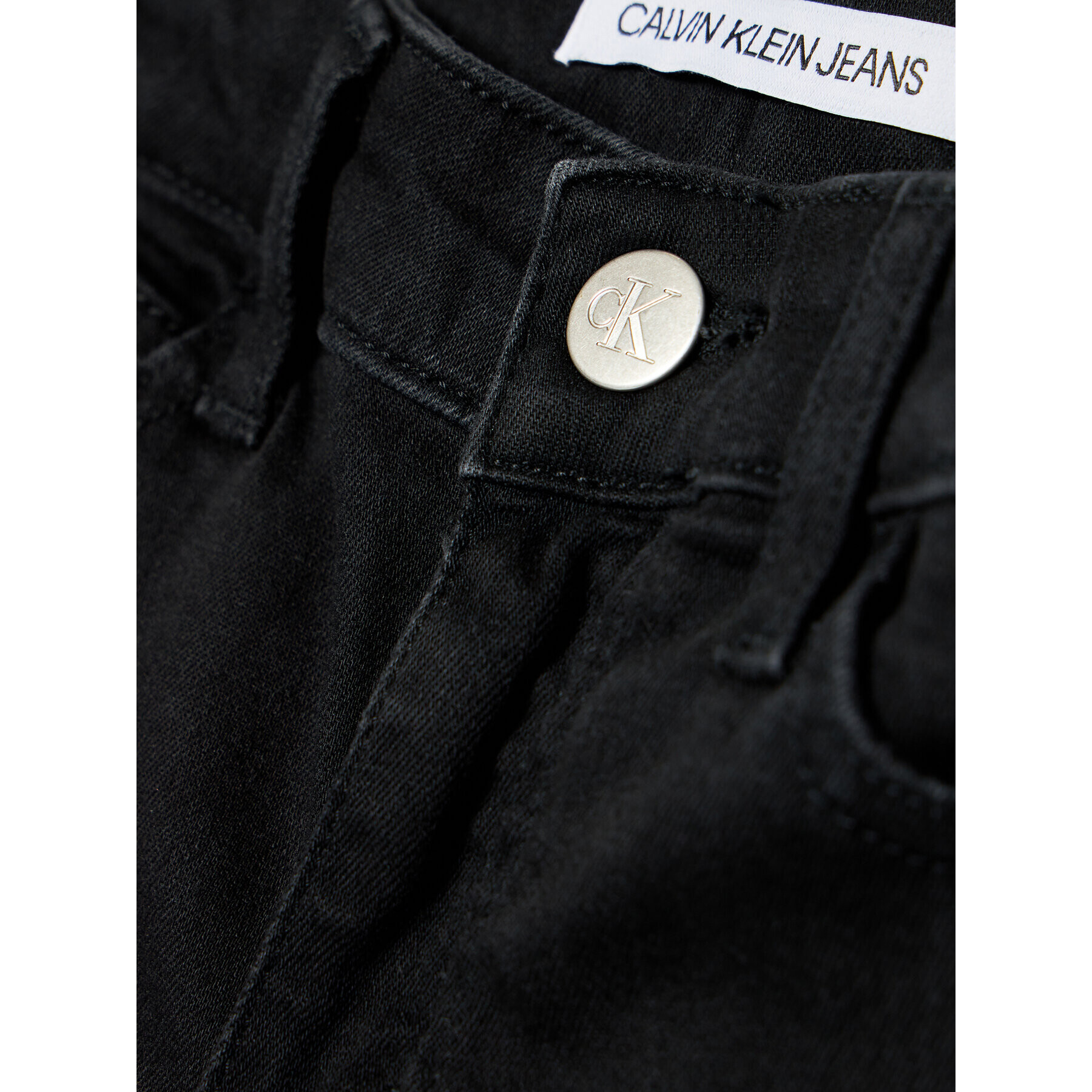 Calvin Klein Jeans Blugi Clean Black Strech IG0IG01206 Negru Skinny Fit - Pled.ro