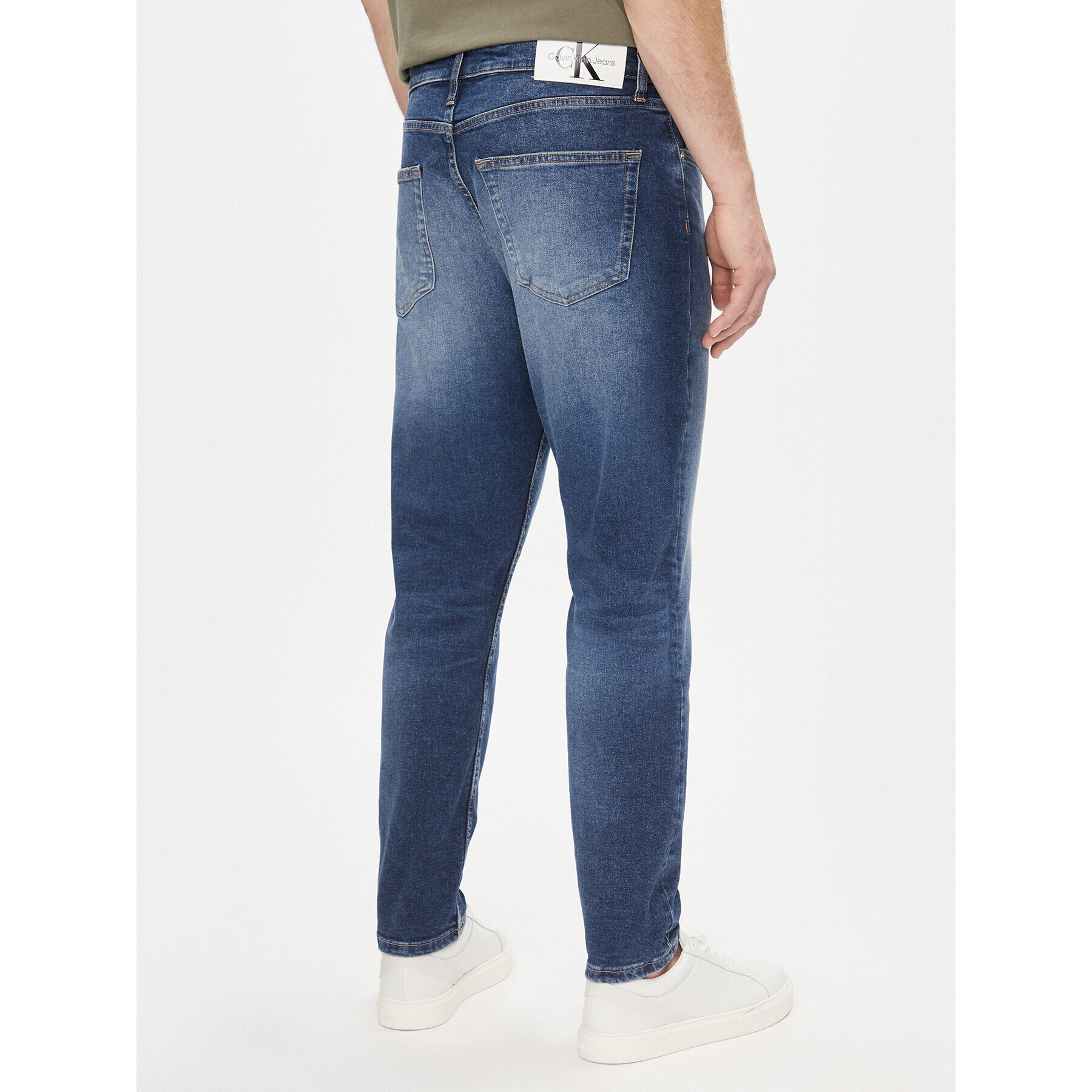 Calvin Klein Jeans Blugi Dad Jean J30J324187 Bleumarin Slim Fit - Pled.ro