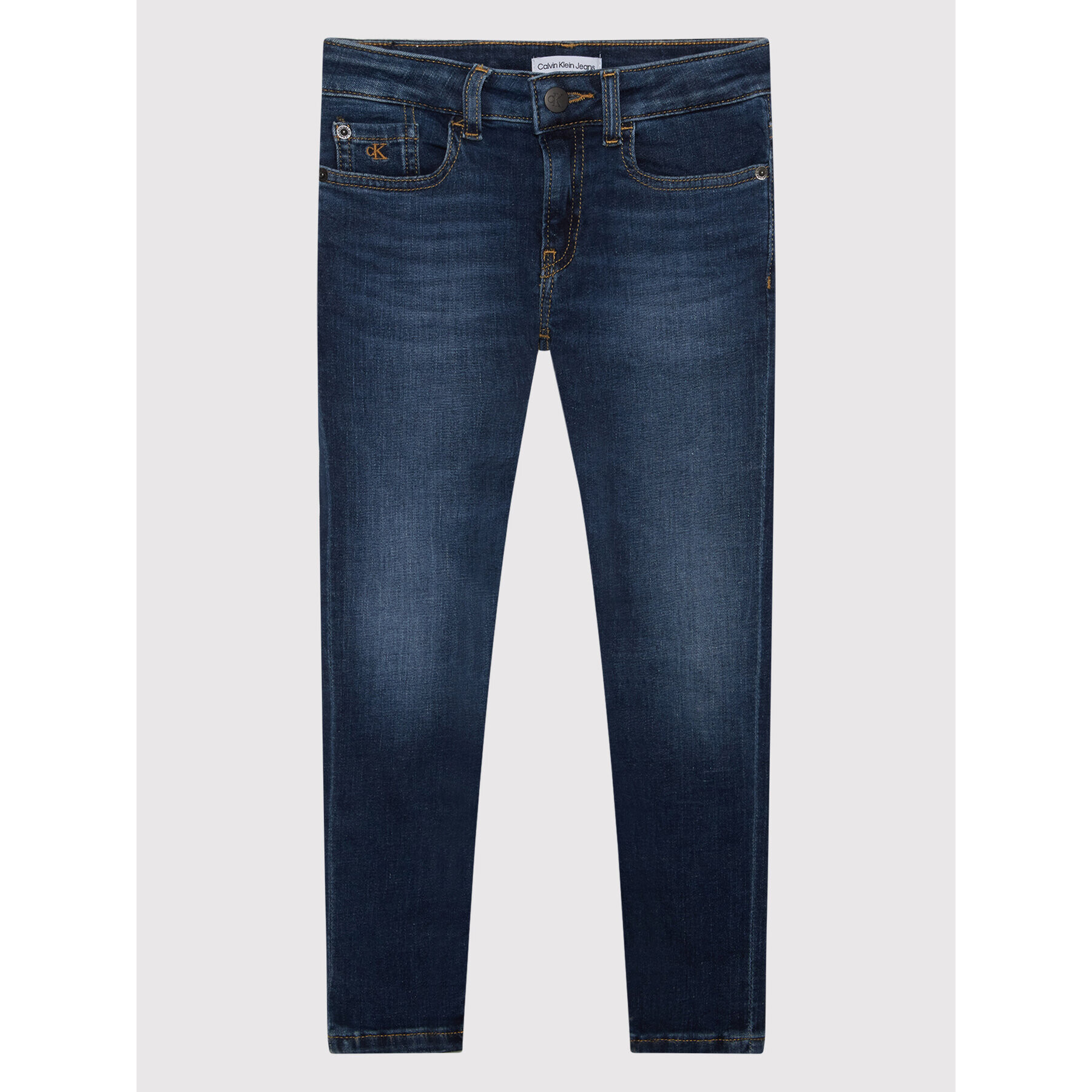 Calvin Klein Jeans Blugi Ess IB0IB01073 Bleumarin Skinny Fit - Pled.ro