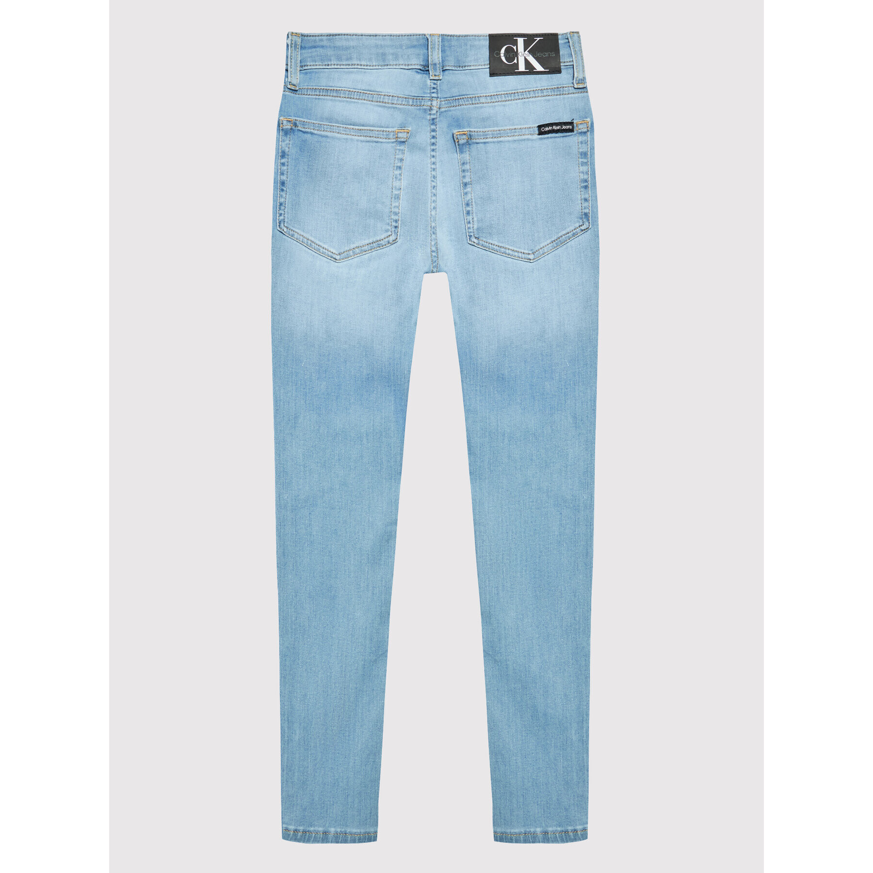 Calvin Klein Jeans Blugi Ess IB0IB01203 Albastru Skinny Fit - Pled.ro