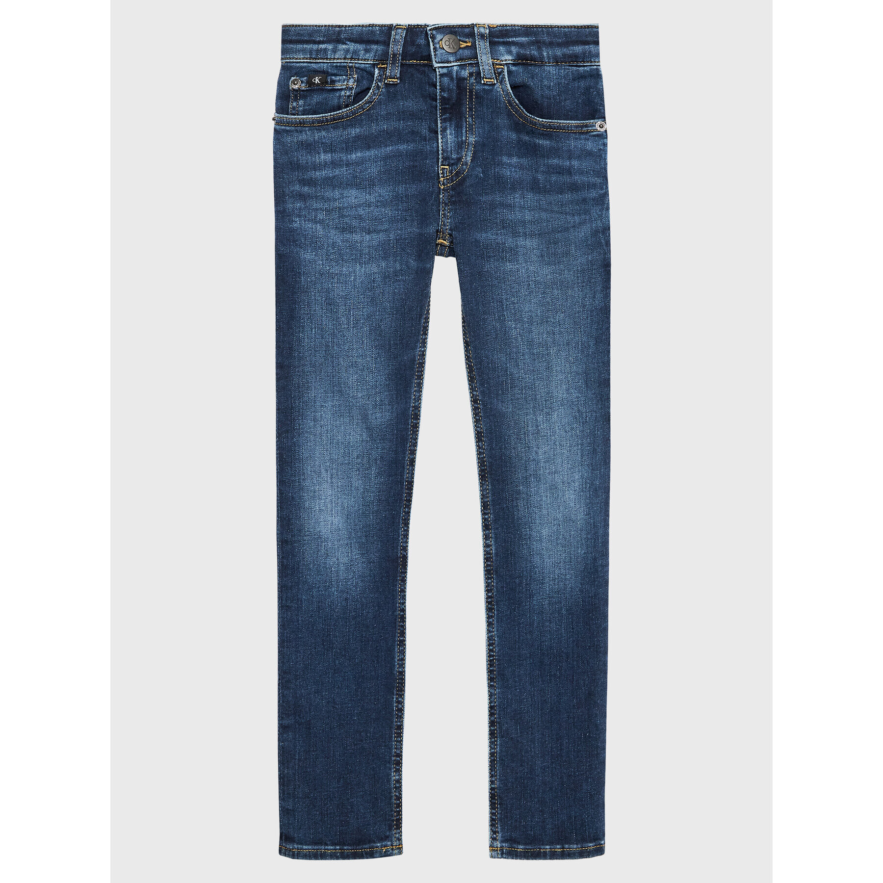 Calvin Klein Jeans Blugi Ess IB0IB01544 Bleumarin Slim Fit - Pled.ro