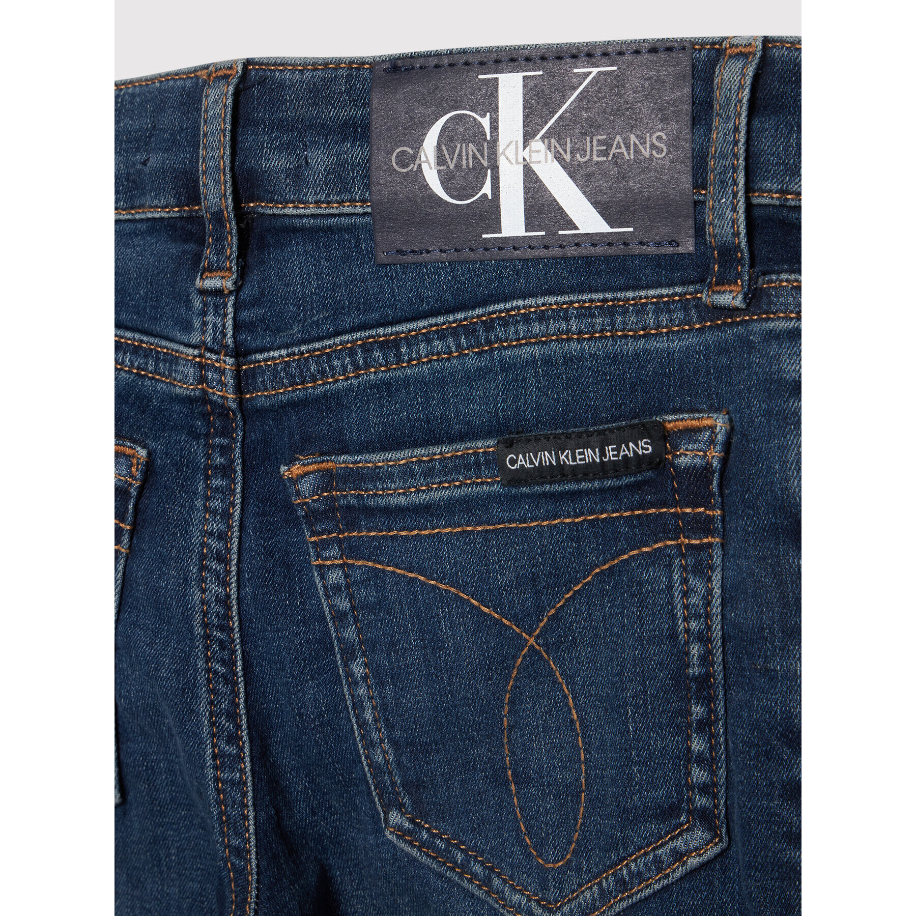 Calvin Klein Jeans Blugi Ess IG0IG01073 Bleumarin Skinny Fit - Pled.ro