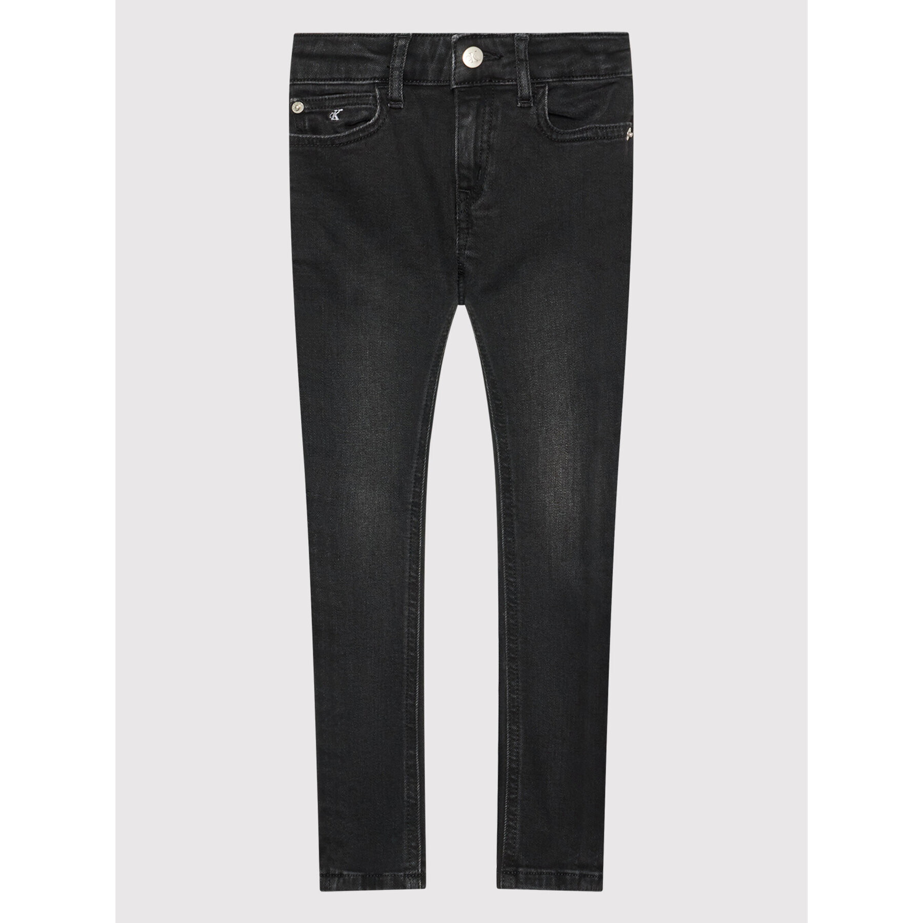 Calvin Klein Jeans Blugi Ess IG0IG01074 Negru Super Skinny Fit - Pled.ro