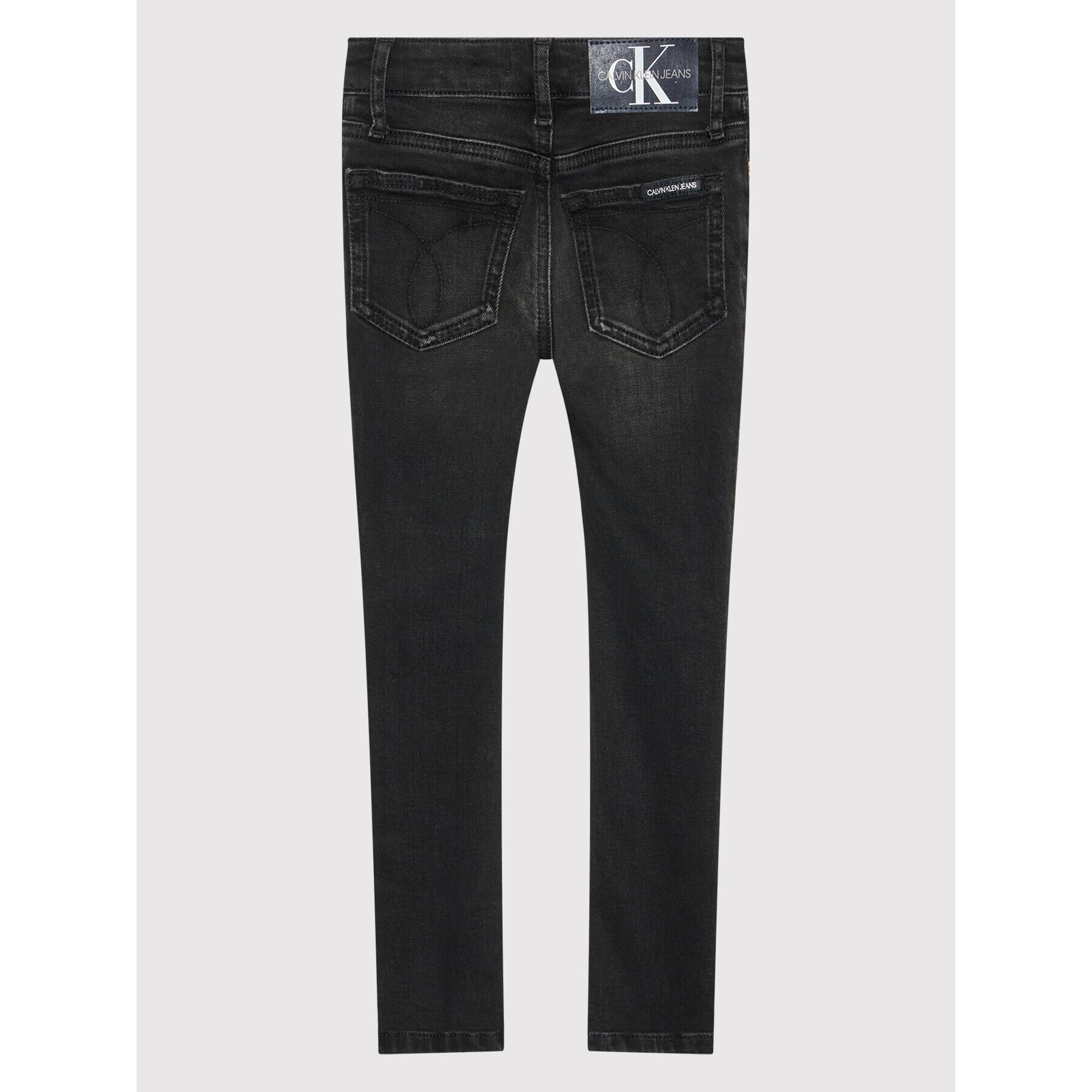 Calvin Klein Jeans Blugi Ess IG0IG01074 Negru Super Skinny Fit - Pled.ro