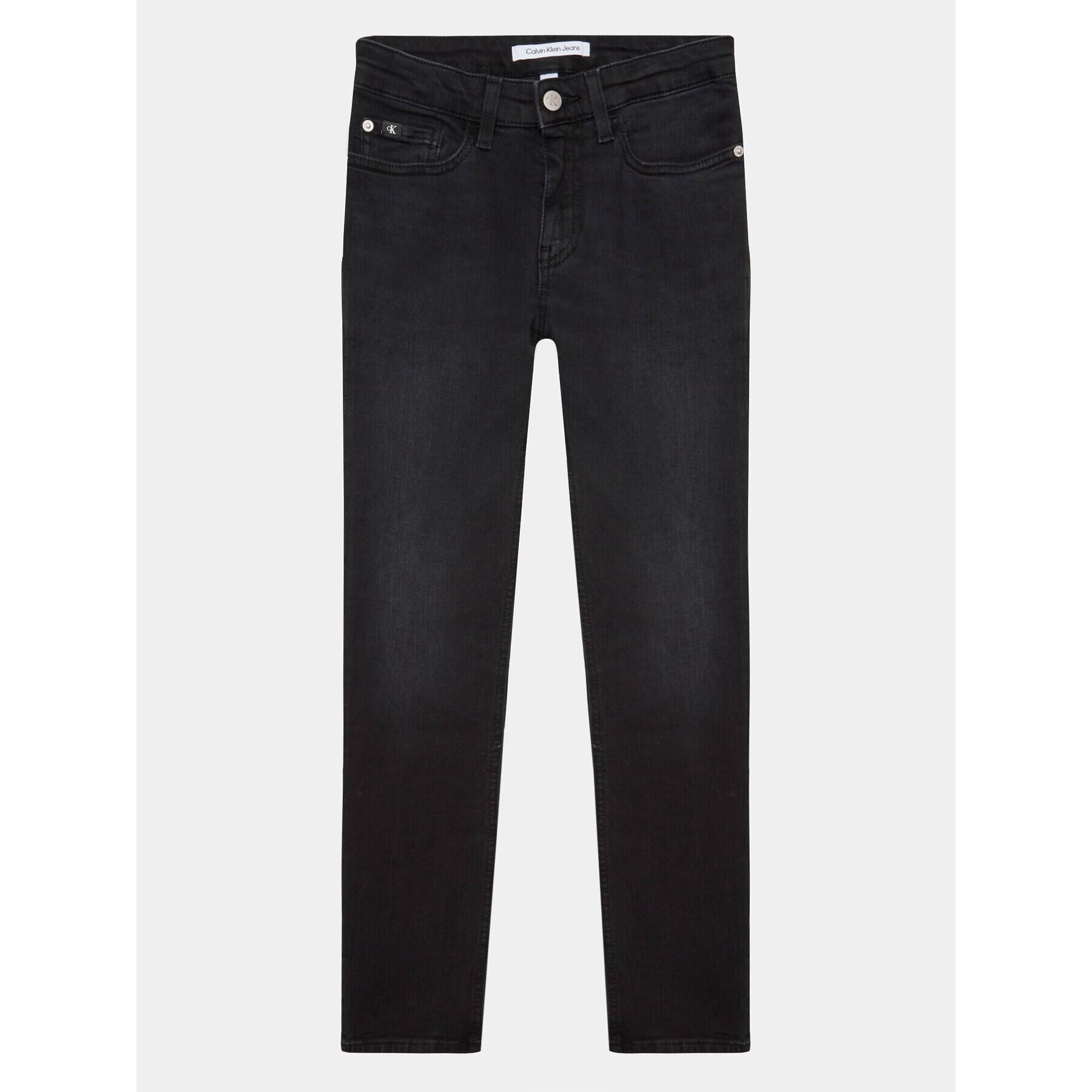 Calvin Klein Jeans Blugi Essential IB0IB01715 Negru Slim Fit - Pled.ro