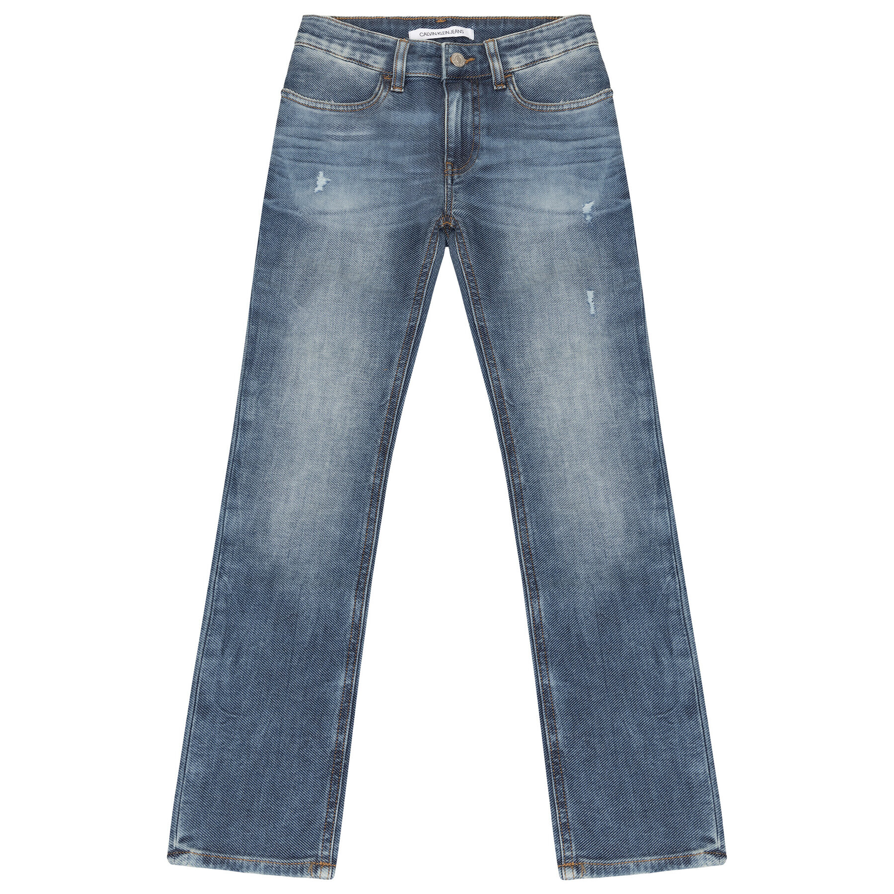 Calvin Klein Jeans Blugi IB0IB00160 Bleumarin Skinny Fit - Pled.ro