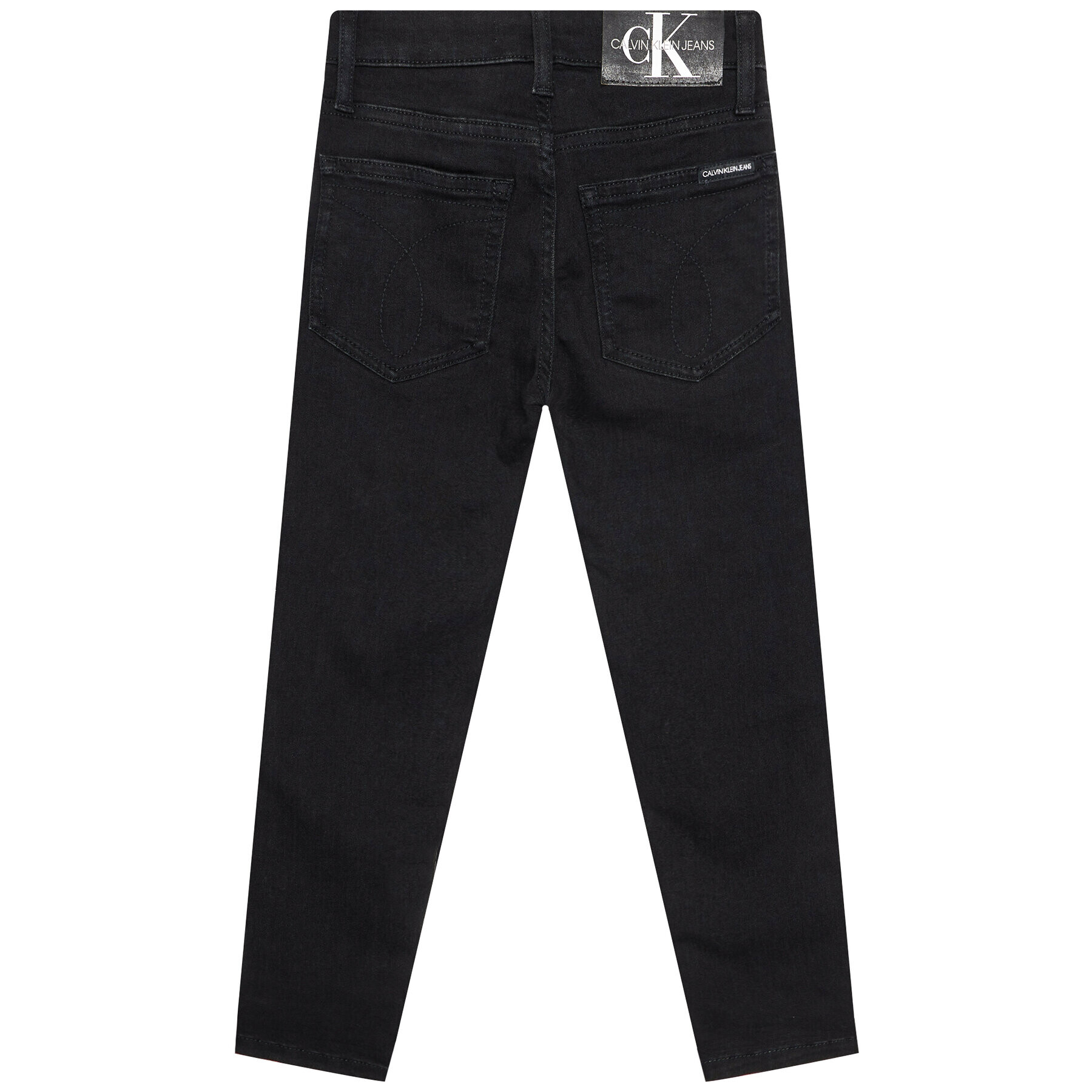 Calvin Klein Jeans Blugi IB0IB00766 Negru Slim Fit - Pled.ro