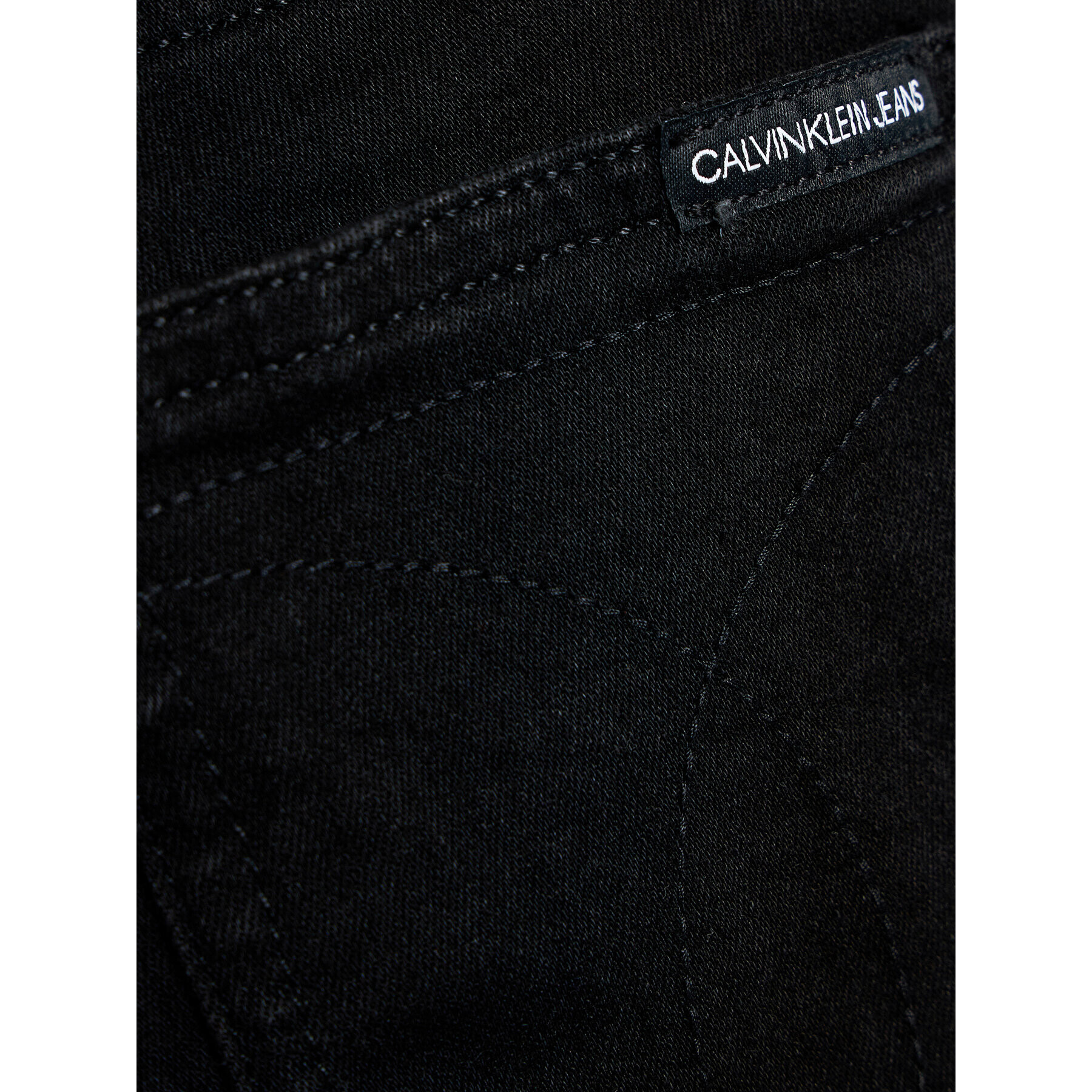 Calvin Klein Jeans Blugi IB0IB00766 Negru Slim Fit - Pled.ro