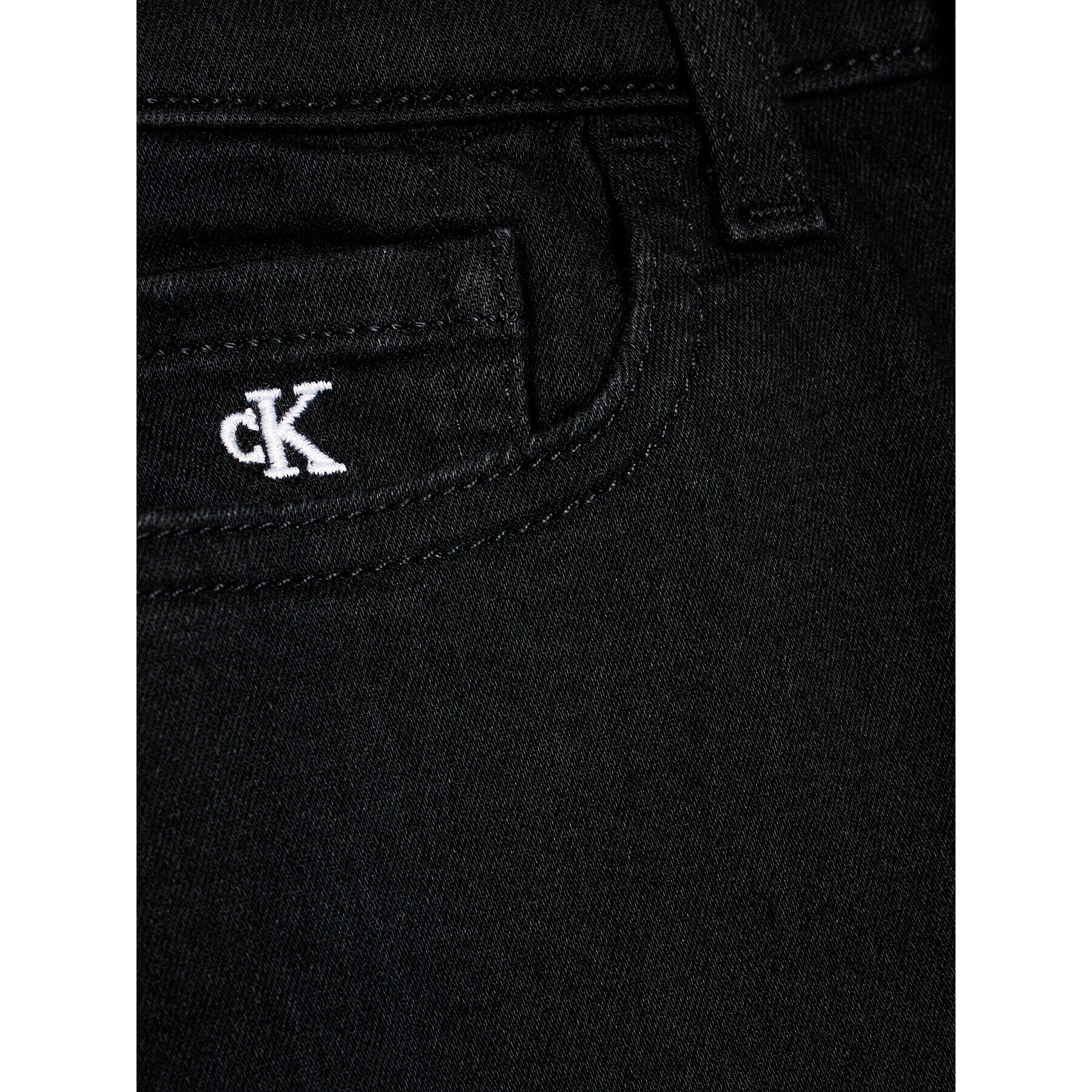 Calvin Klein Jeans Blugi IB0IB00766 Negru Slim Fit - Pled.ro