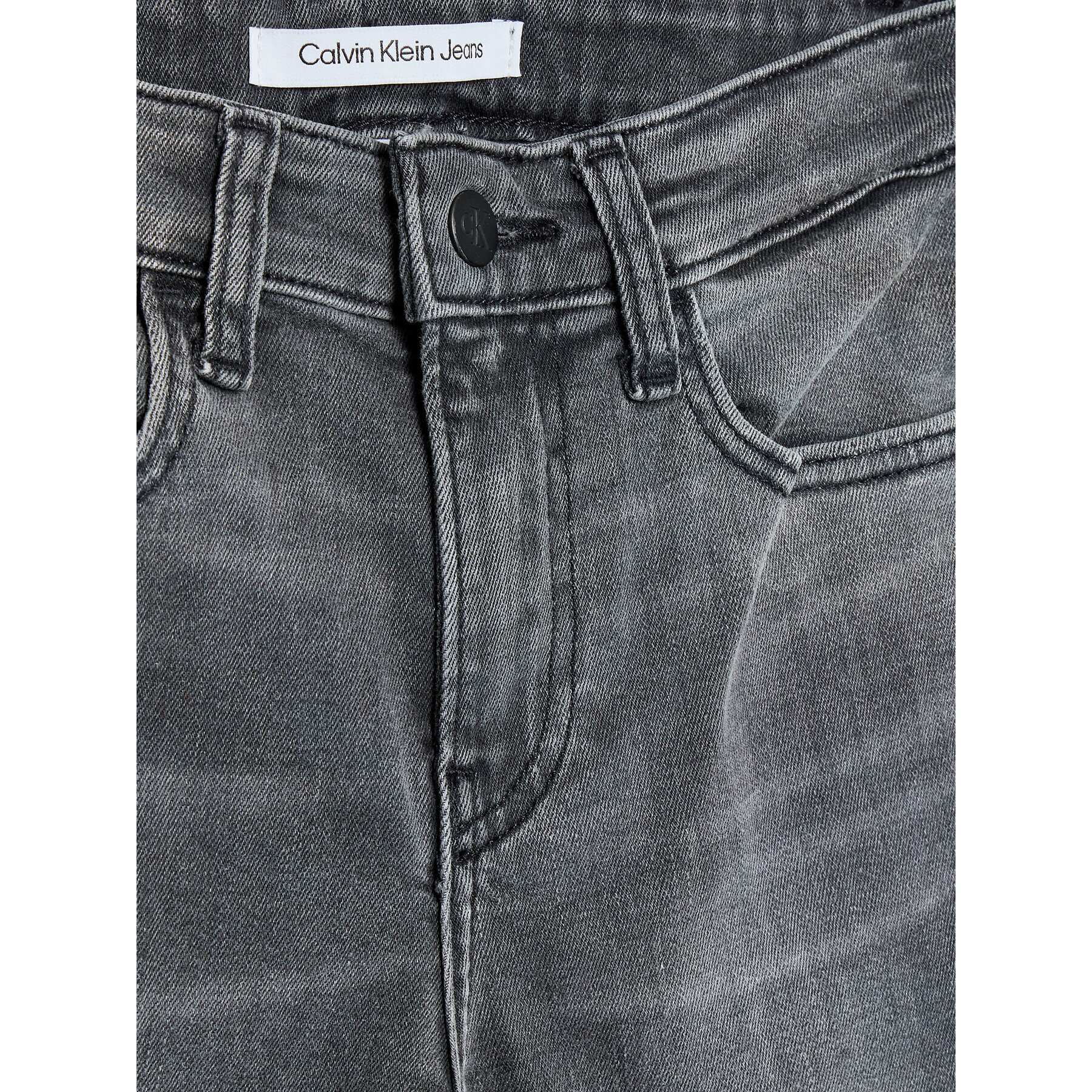 Calvin Klein Jeans Blugi IB0IB01263 Gri Slim Fit - Pled.ro