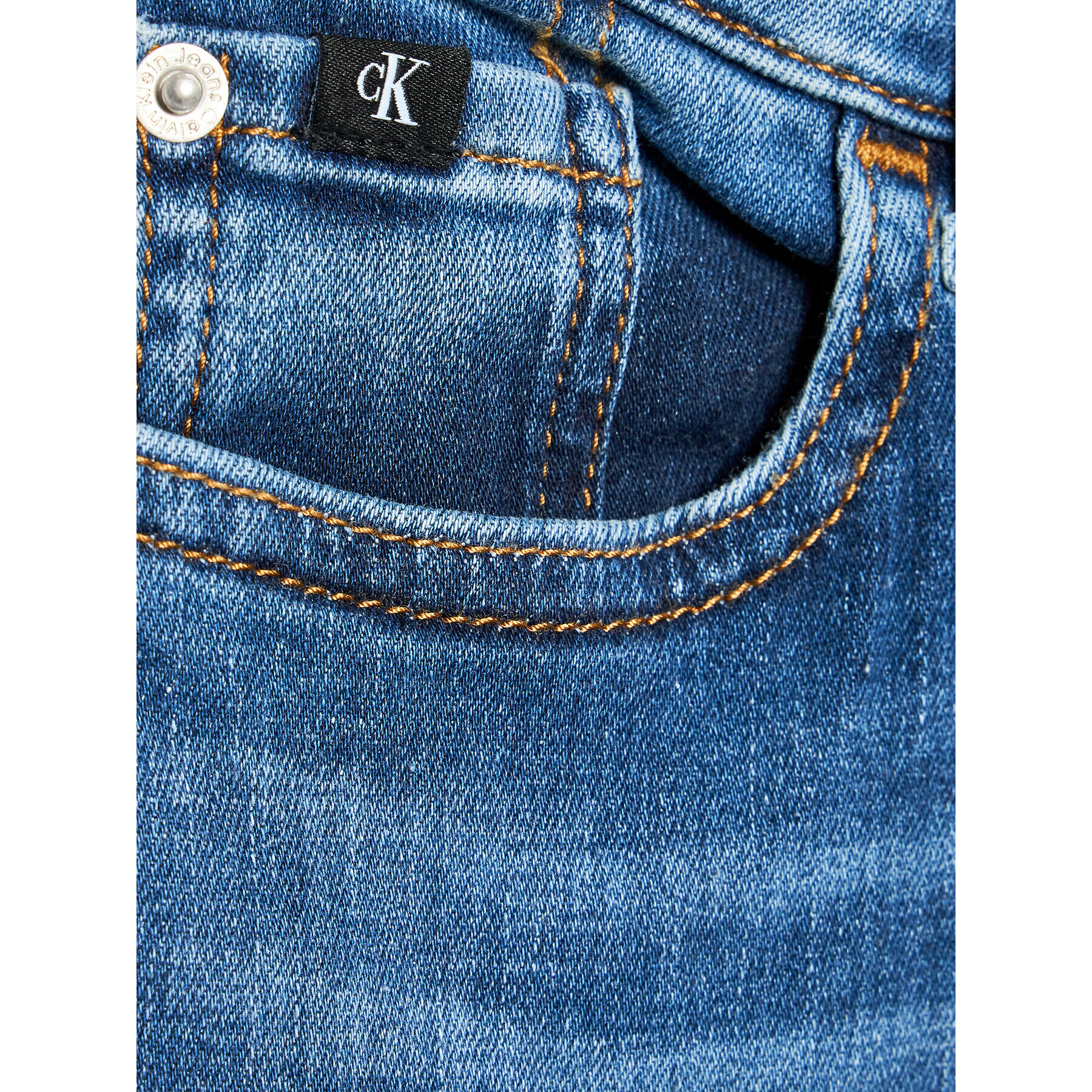 Calvin Klein Jeans Blugi IB0IB01382 Albastru Regular Fit - Pled.ro