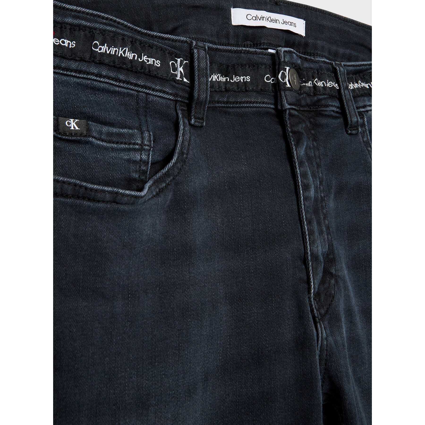 Calvin Klein Jeans Blugi IB0IB01546 Bleumarin Skinny Fit - Pled.ro