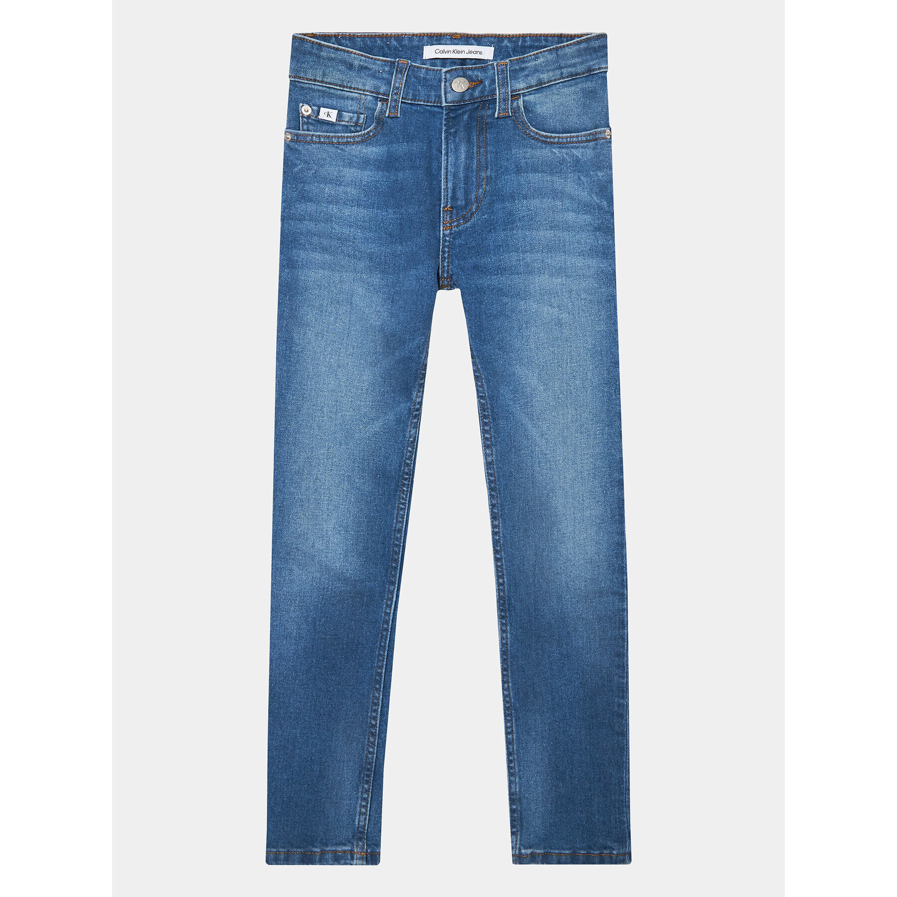 Calvin Klein Jeans Blugi IB0IB01716 Albastru Slim Fit - Pled.ro