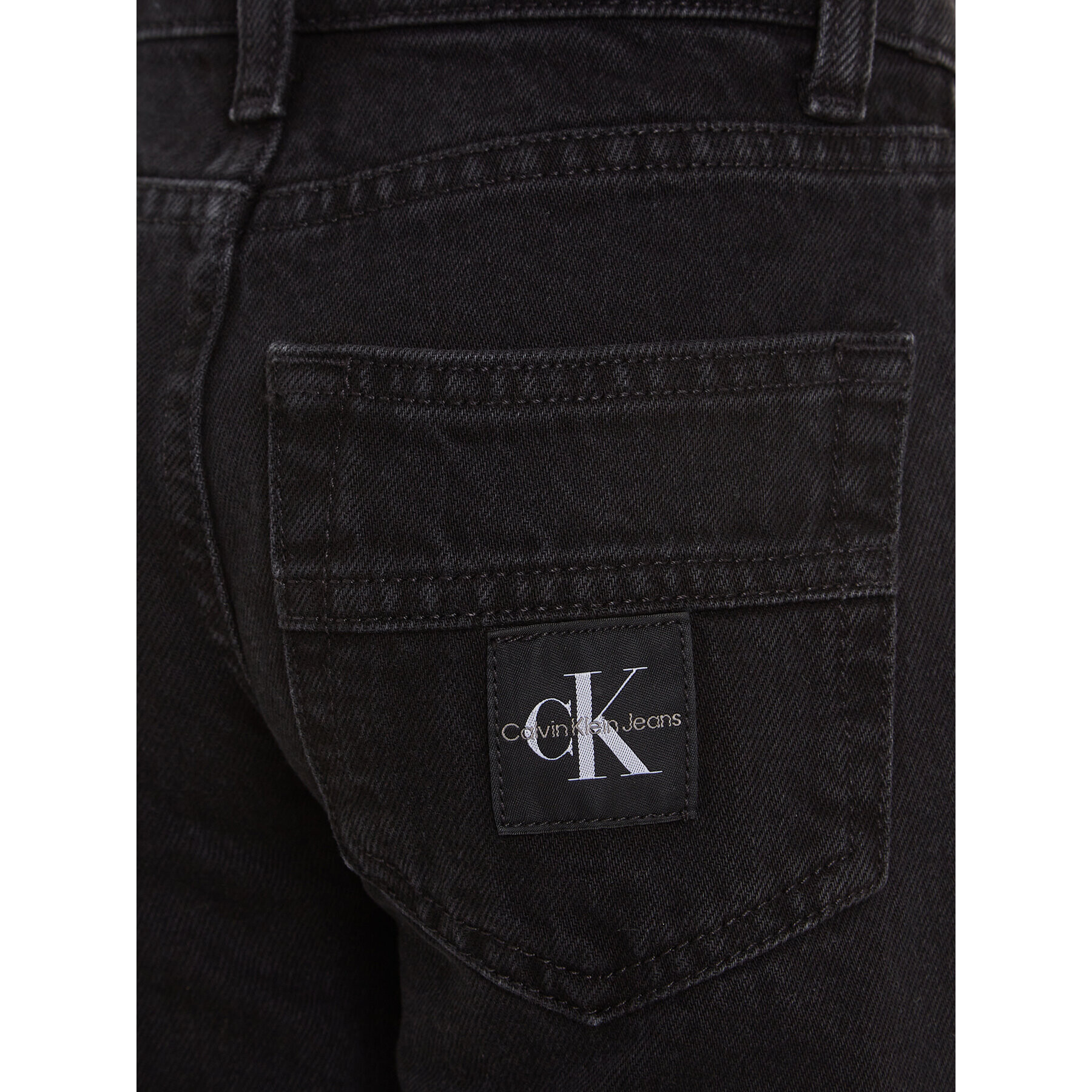 Calvin Klein Jeans Blugi IB0IB01788 Negru Straight Fit - Pled.ro