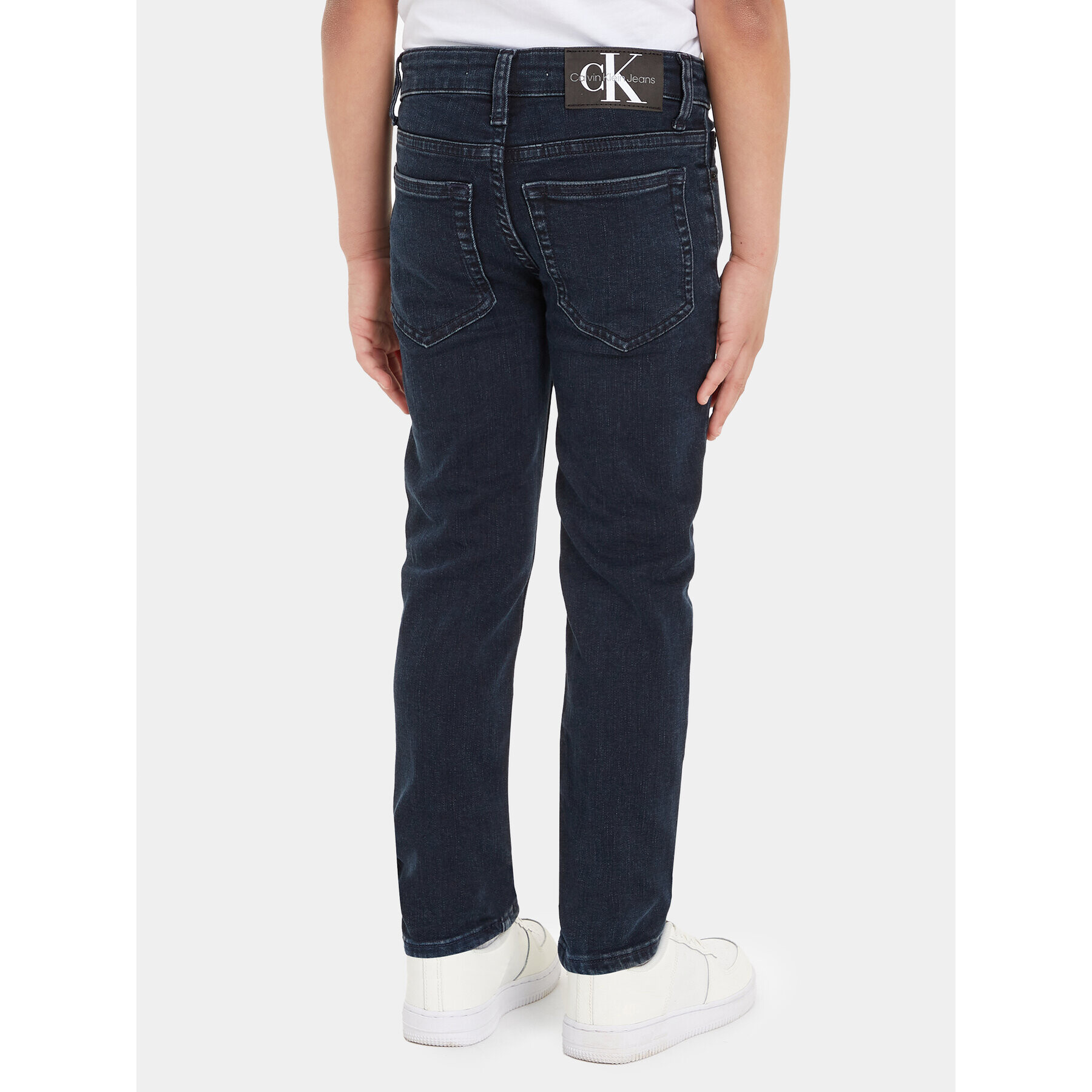 Calvin Klein Jeans Blugi IB0IB01789 Bleumarin Slim Fit - Pled.ro