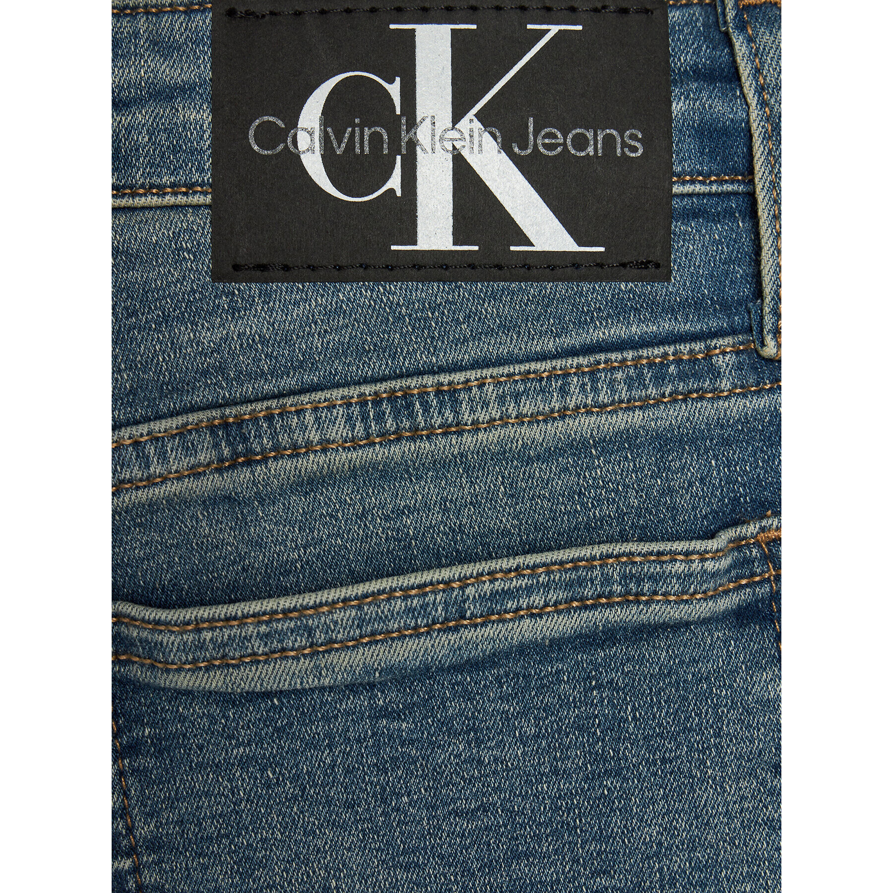 Calvin Klein Jeans Blugi IB0IB01912 Albastru Slim Fit - Pled.ro