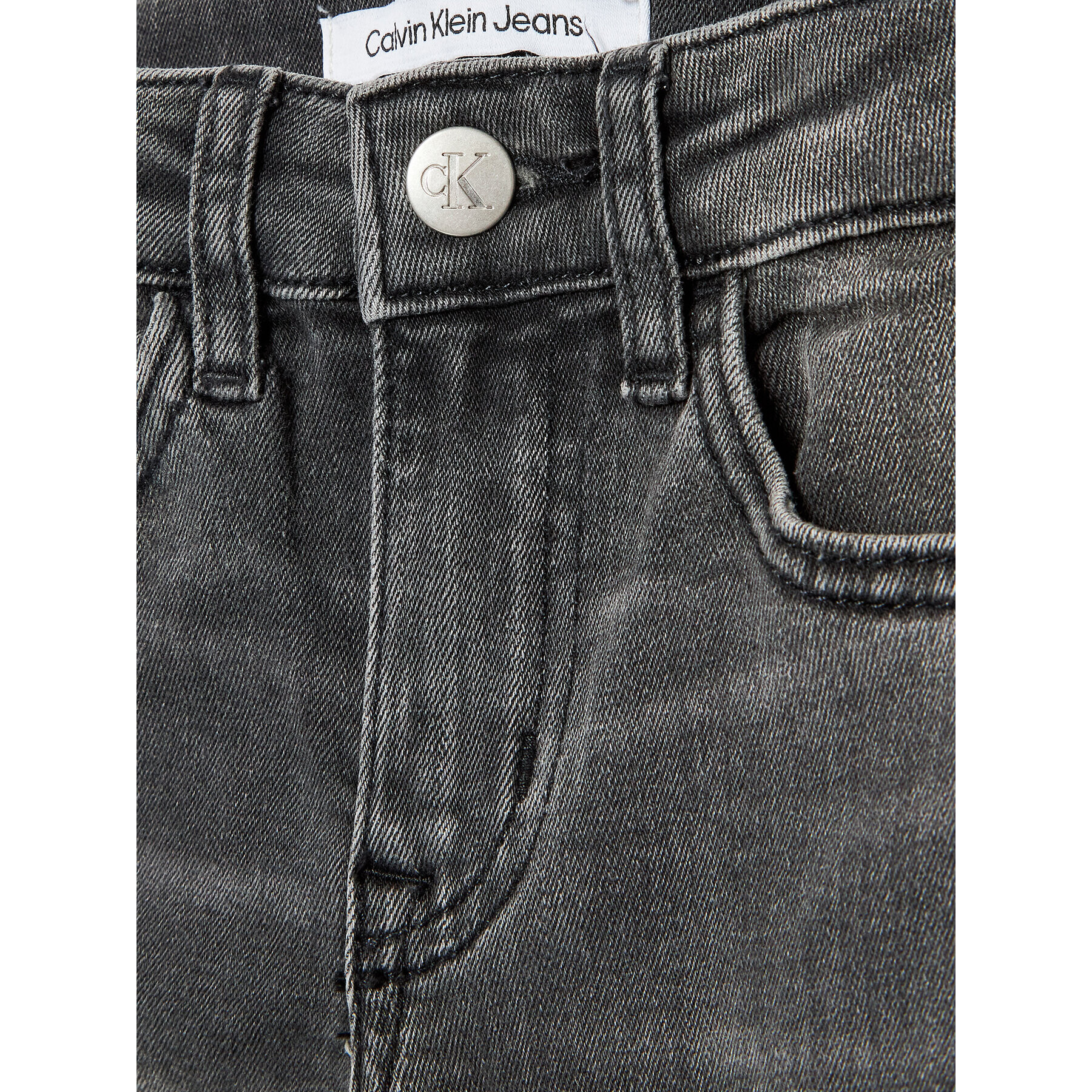 Calvin Klein Jeans Blugi IG0IG01504 Gri Skinny Fit - Pled.ro