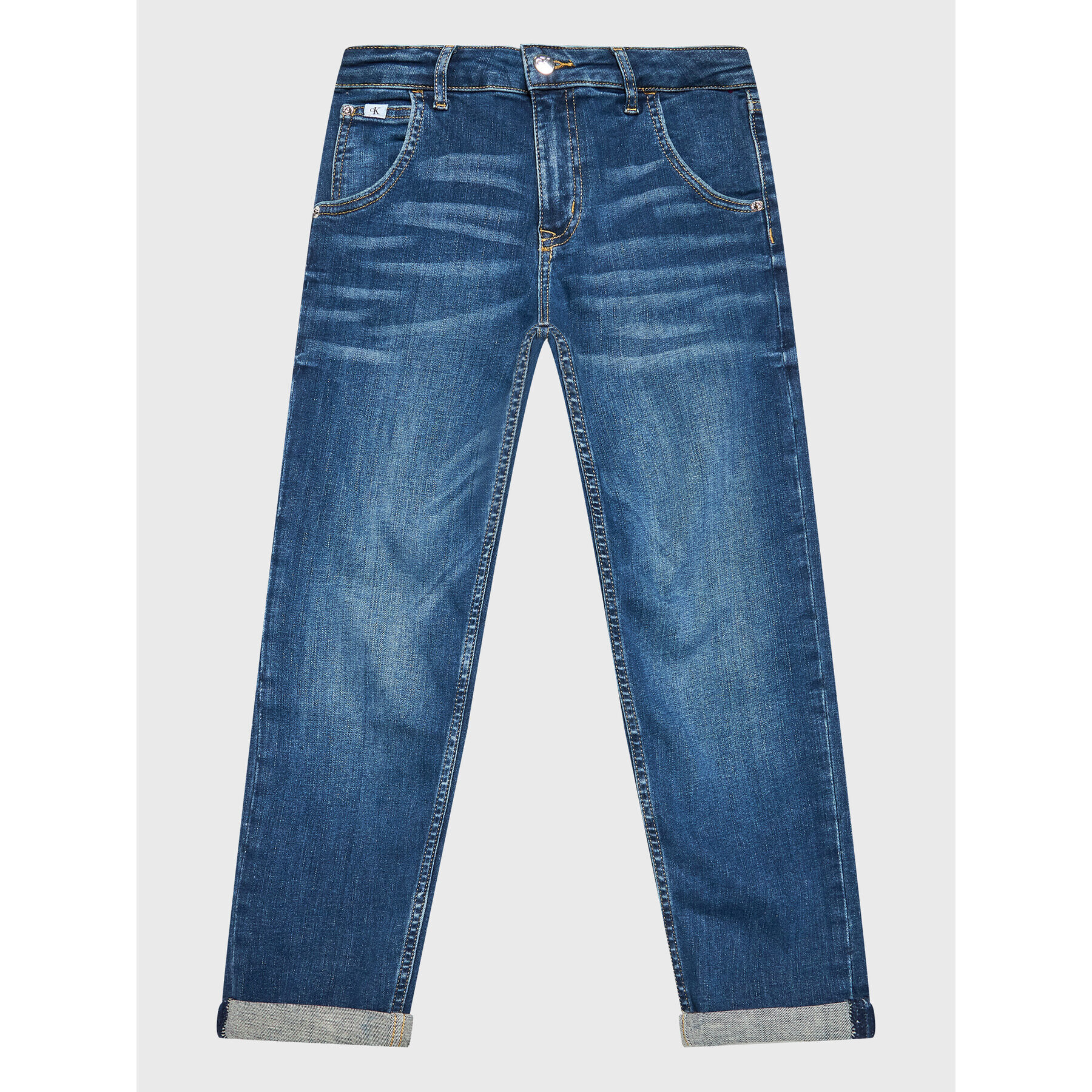 Calvin Klein Jeans Blugi IG0IG01590 Bleumarin Relaxed Fit - Pled.ro