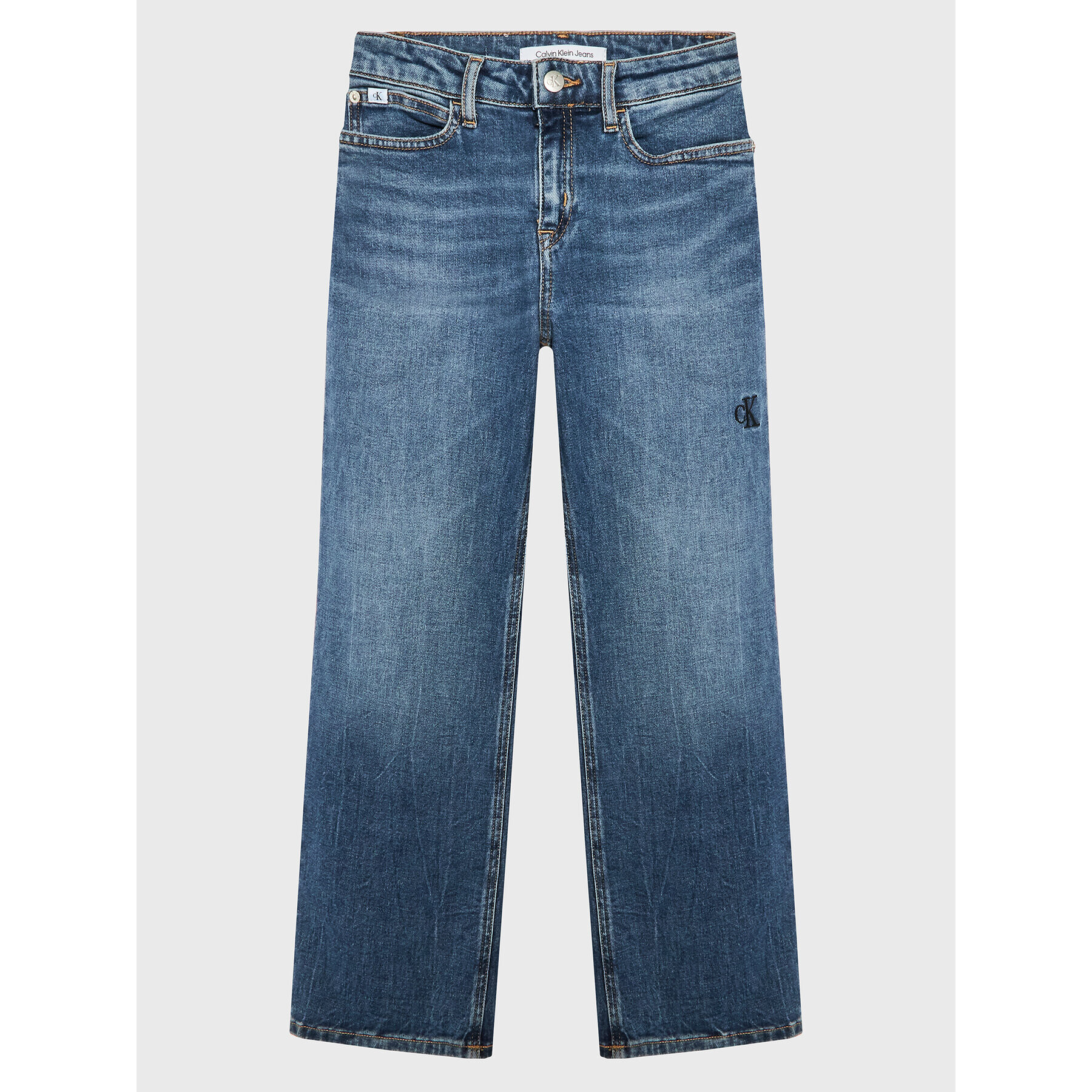 Calvin Klein Jeans Blugi IG0IG01807 Albastru Relaxed Fit - Pled.ro